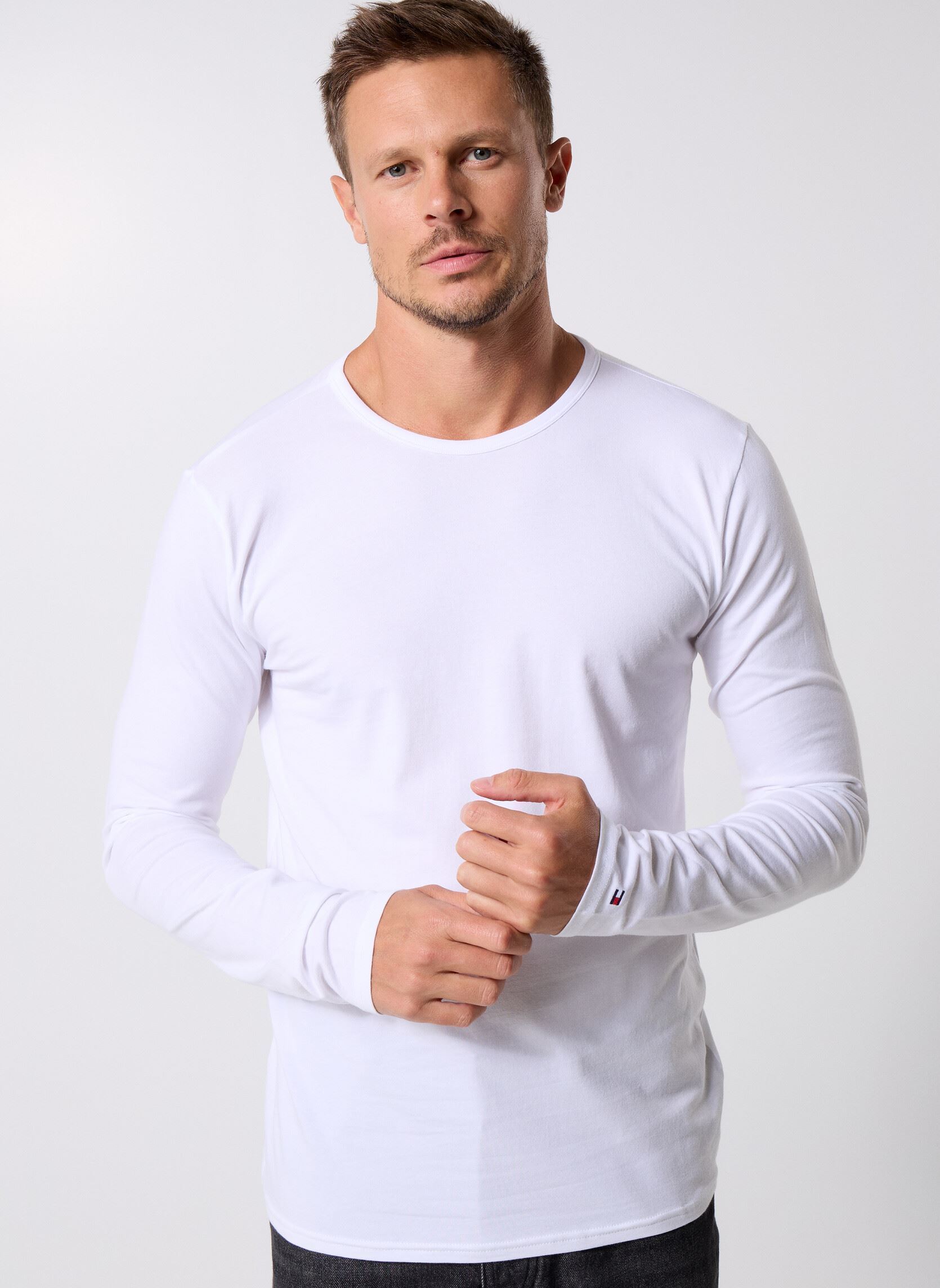 Vêtements Tommy Hilfiger 3P Ls Tee UM0UM03022 pour Accessoires