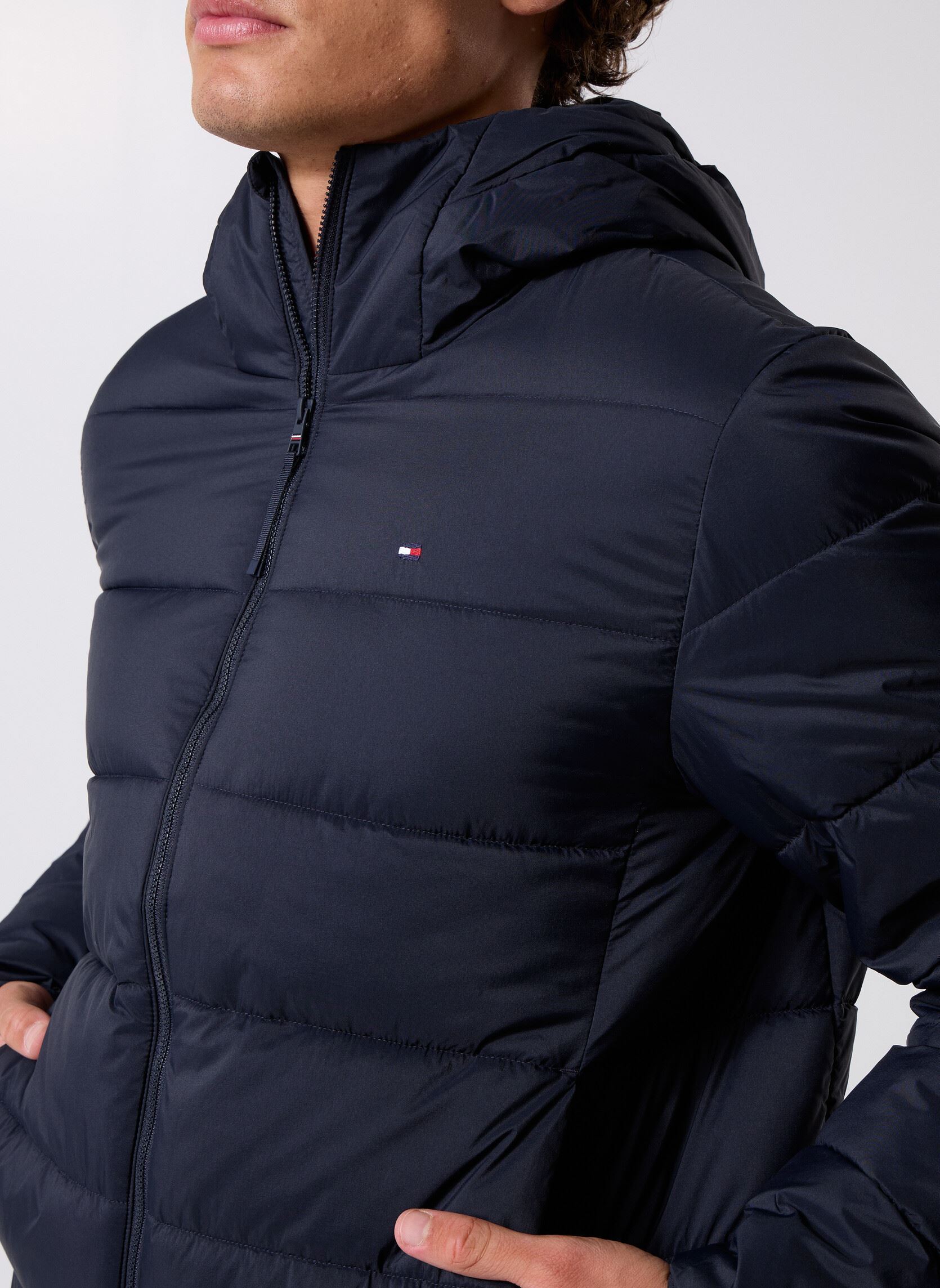 Daunenjacken Mid Weight Hooded Ja MW0MW41983 herren blau Tommy Hilfiger Daunenjacken Mid Weight Hooded Ja MW0MW41983 herren blau BLUE