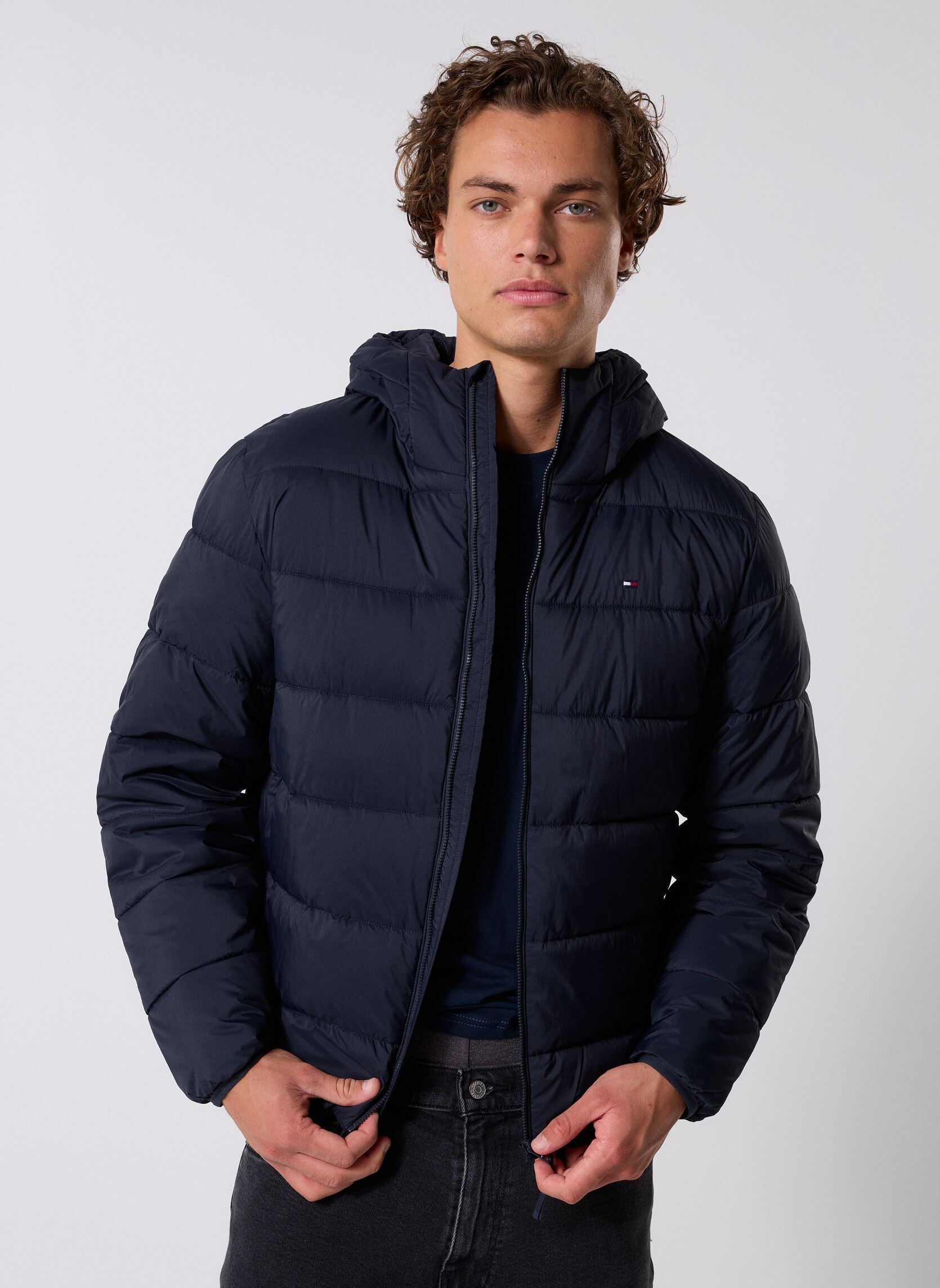 Vêtements Tommy Hilfiger Mid Weight Hooded Ja MW0MW41983 pour Accessoires - vue 2