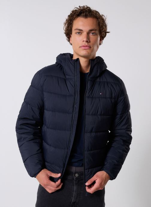 Tommy Hilfiger Daunenjacken Mid Weight Hooded Ja MW0MW41983 herren blau
