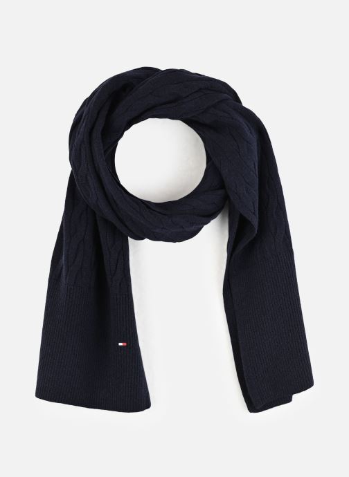 Tommy Hilfiger Sjaals Th Flag Cable Knit S AM0AM13596 heren blauw