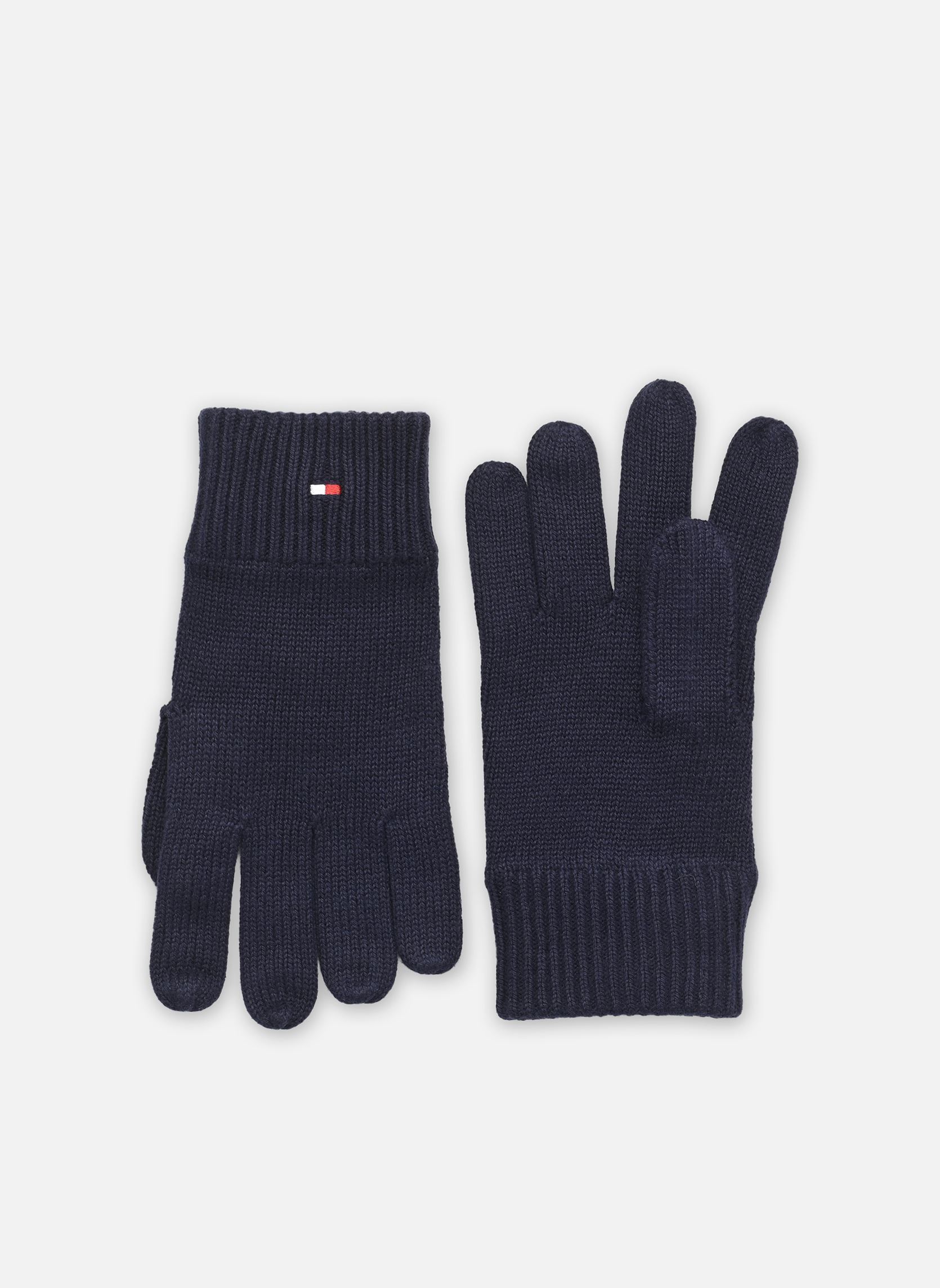 Handschuhe Essentials Flag Glov AM0AM12845 herren blau Tommy Hilfiger Handschuhe Essentials Flag Glov AM0AM12845 herren blau SPACE BLUE
