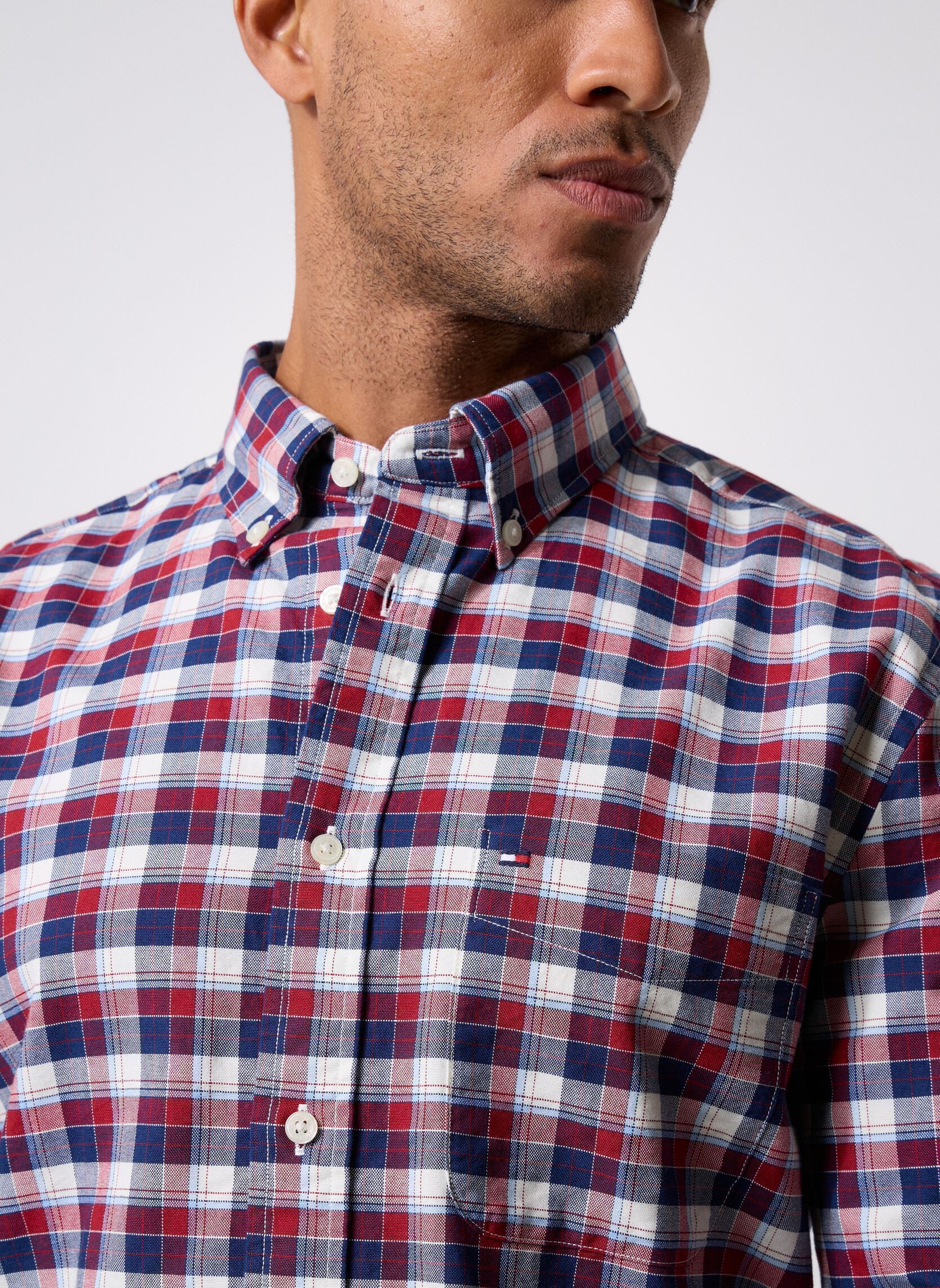 Hemden Heritage Oxford Tart MW0MW40465 herren rot Tommy Hilfiger Hemden Heritage Oxford Tart MW0MW40465 herren rot RED