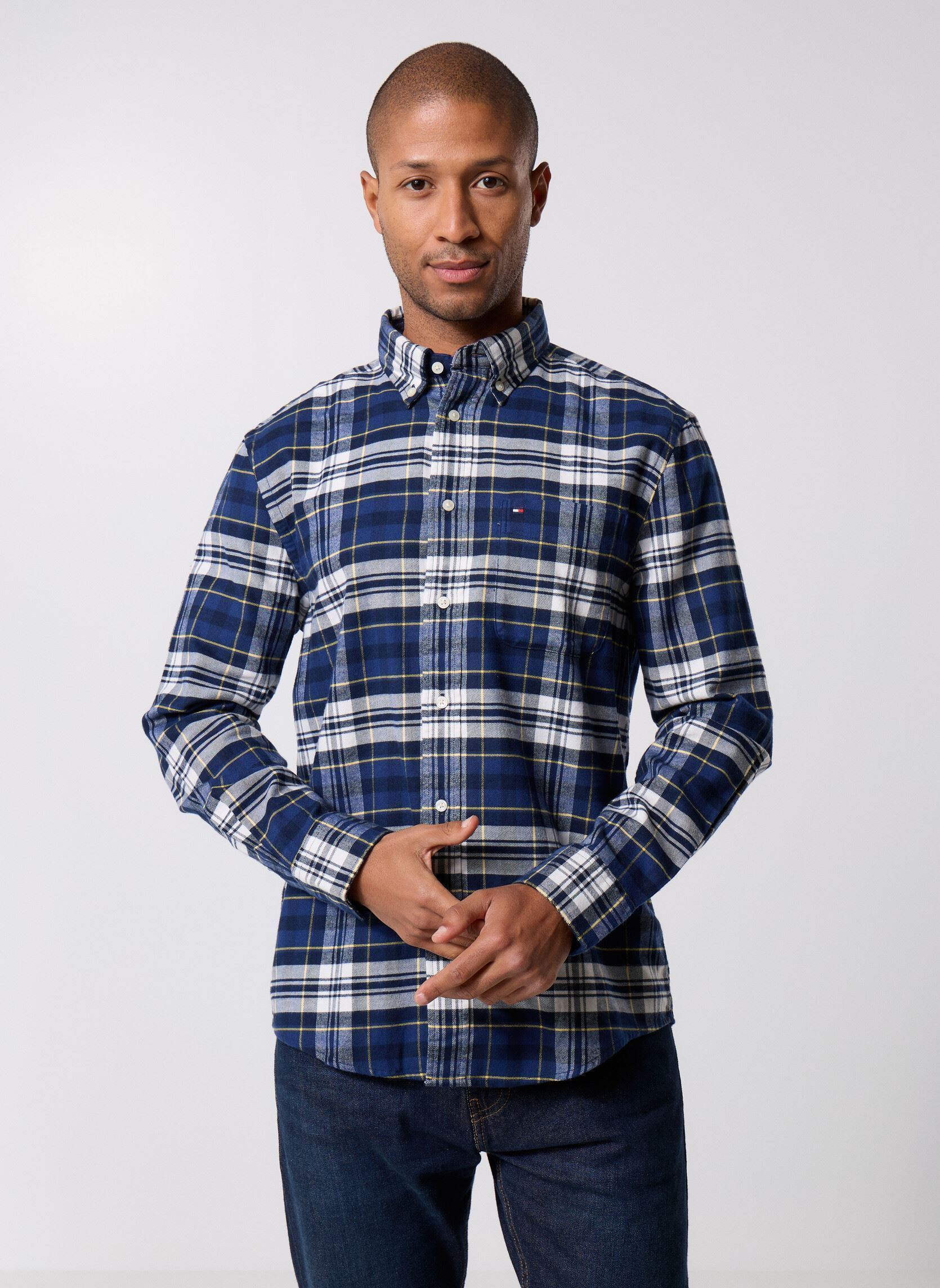 Chemise à carreaux tartan - vue 3