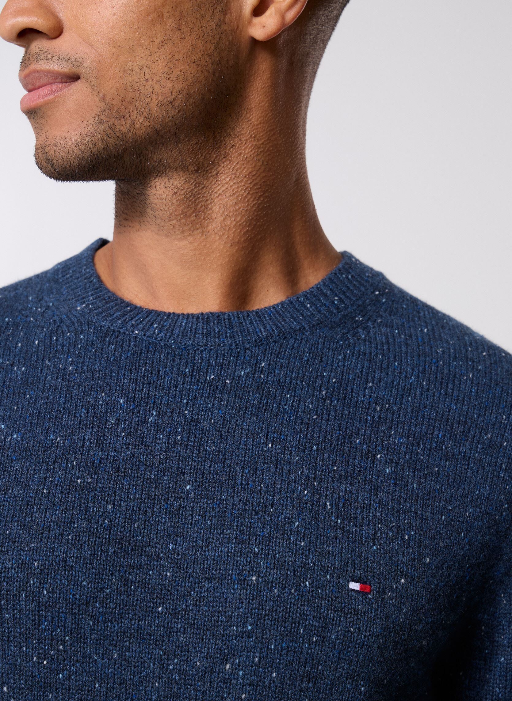 Pulls Lambswool Blend Done MW0MW40435 homme bleu Tommy Hilfiger Pulls Lambswool Blend Done MW0MW40435 homme bleu BLUE