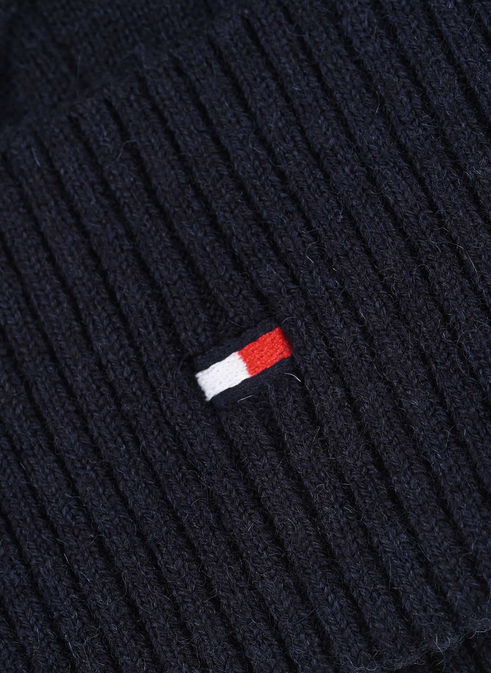 Mützen Th Flag Cable Knit B AM0AM13588 herren blau Tommy Hilfiger Mützen Th Flag Cable Knit B AM0AM13588 herren blau BLUE
