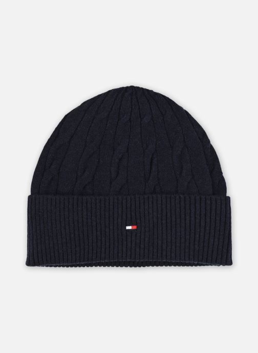 Tommy Hilfiger Mutsen Th Flag Cable Knit B AM0AM13588 heren blauw