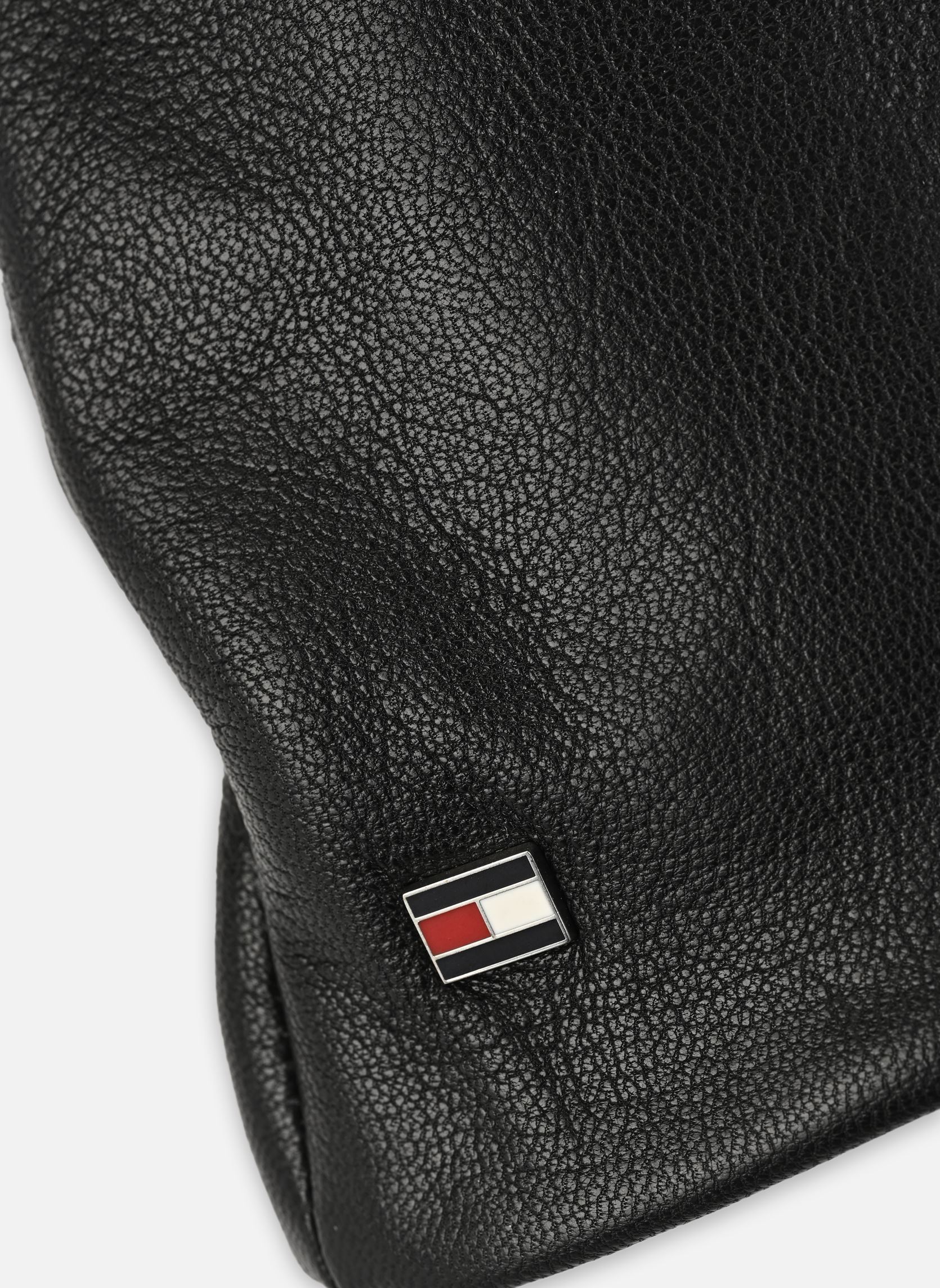 Handschoenen Th Flag Leather Glov AM0AM13808 heren zwart Tommy Hilfiger Handschoenen Th Flag Leather Glov AM0AM13808 heren zwart BLACK