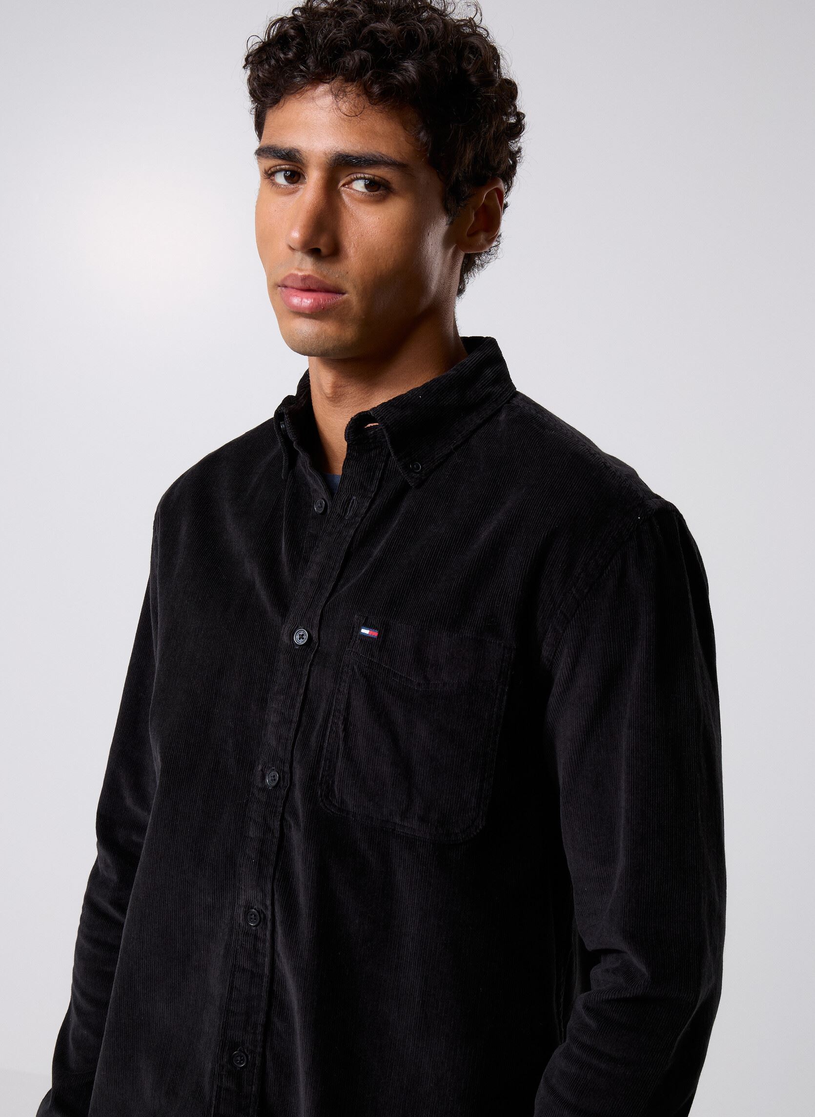 Vêtements Tommy Jeans Tjm Reg Baby Cord Sh DM0DM22021 pour Accessoires - vue 2