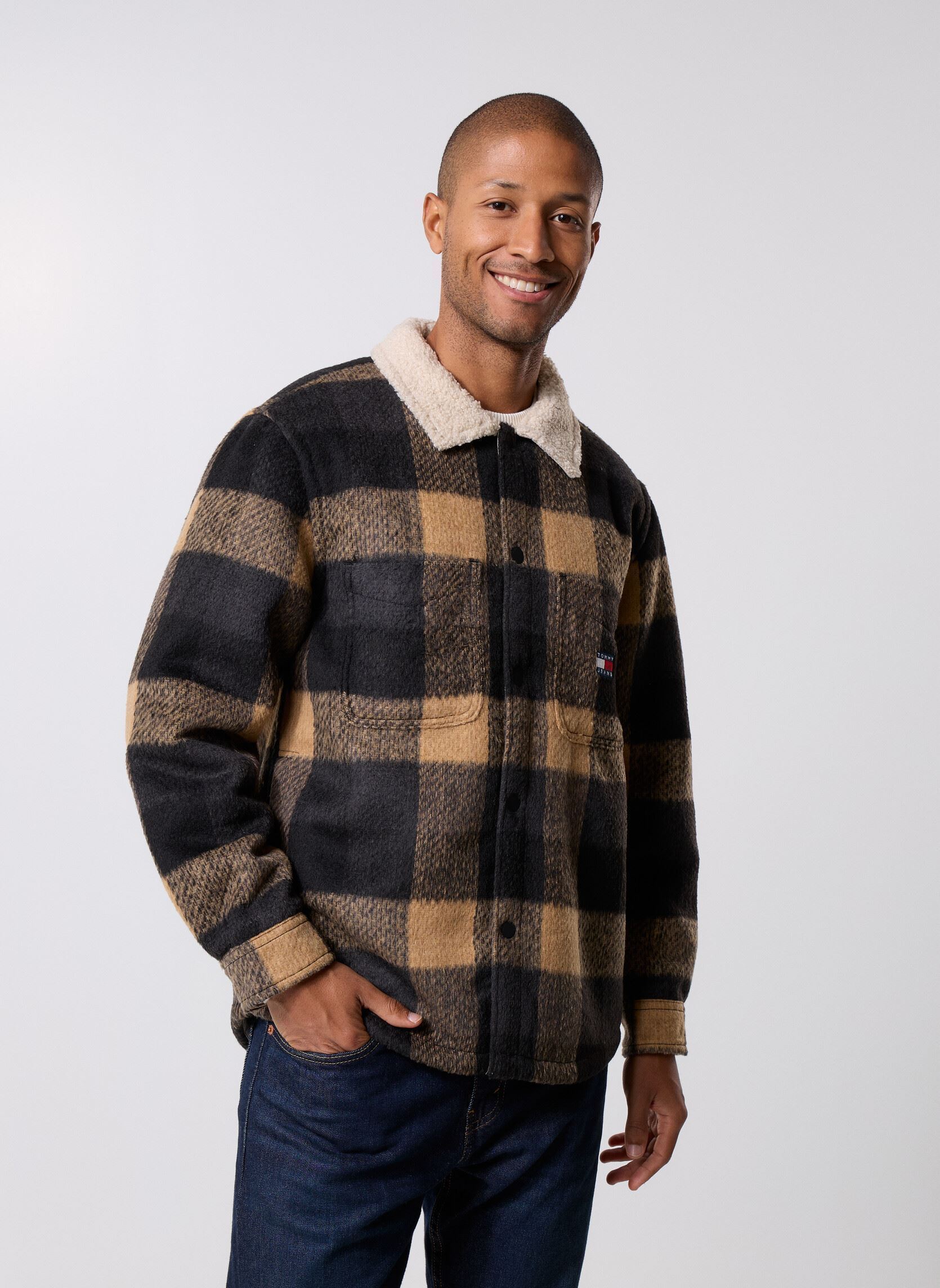 Blouson Tommy Hilfiger TJM CHECK OVER DM0DM22010 EU - vue 3