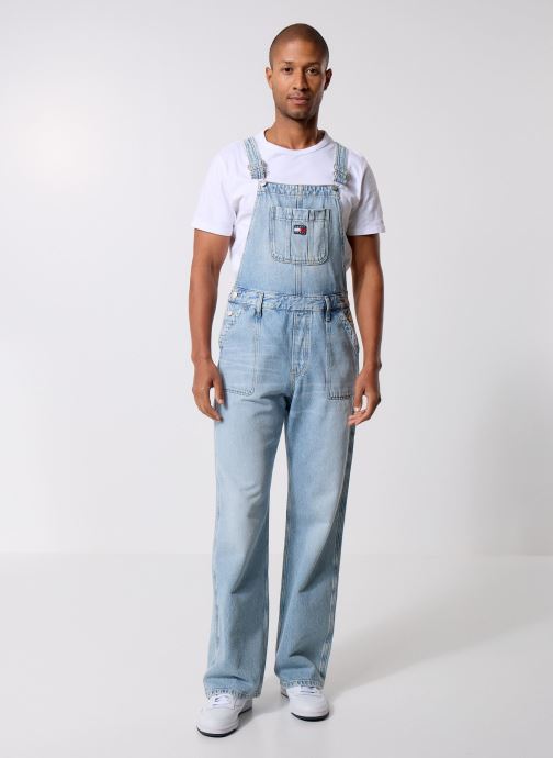 Tommy Jeans Hosen Mia Rlxd Dungaree Ex DW0DW21637 herren blau