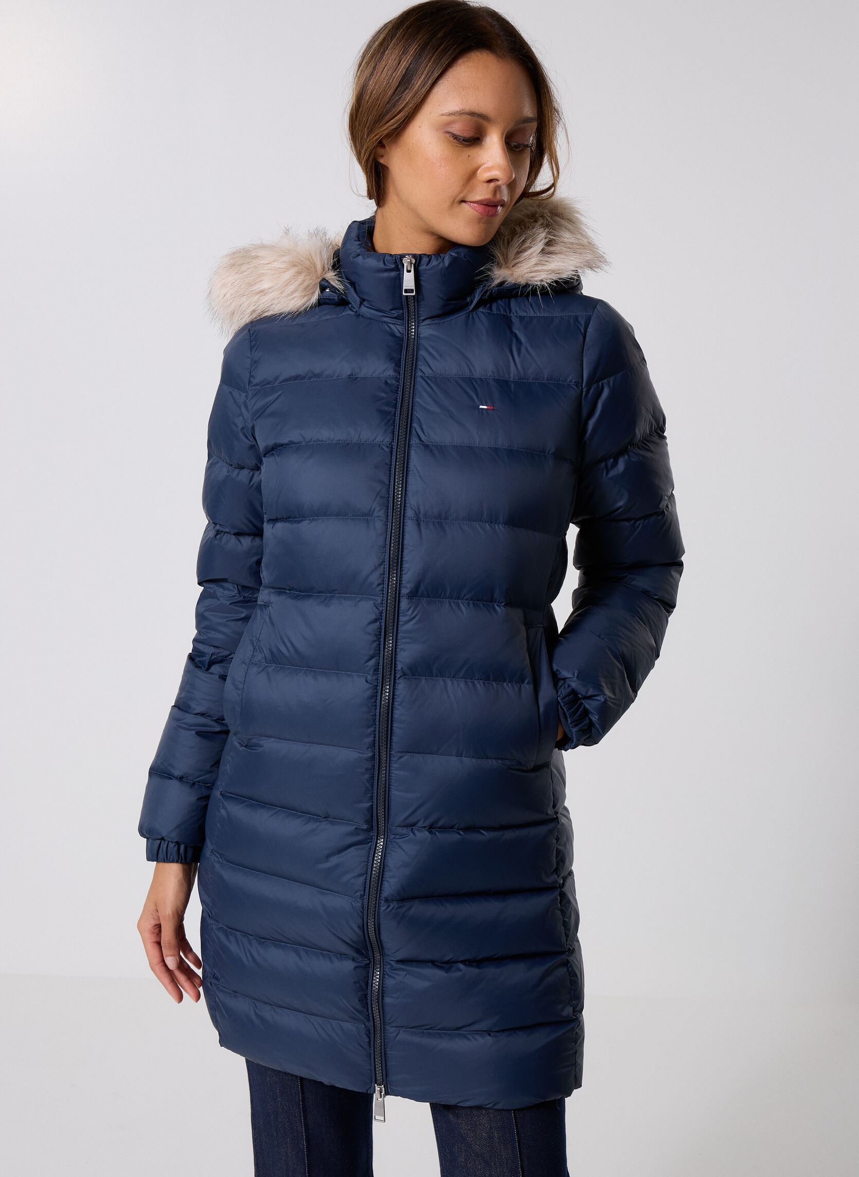 Doudounes Tommy Jeans TJW ESSENTIAL HOODED DOWN COAT EU - vue 4