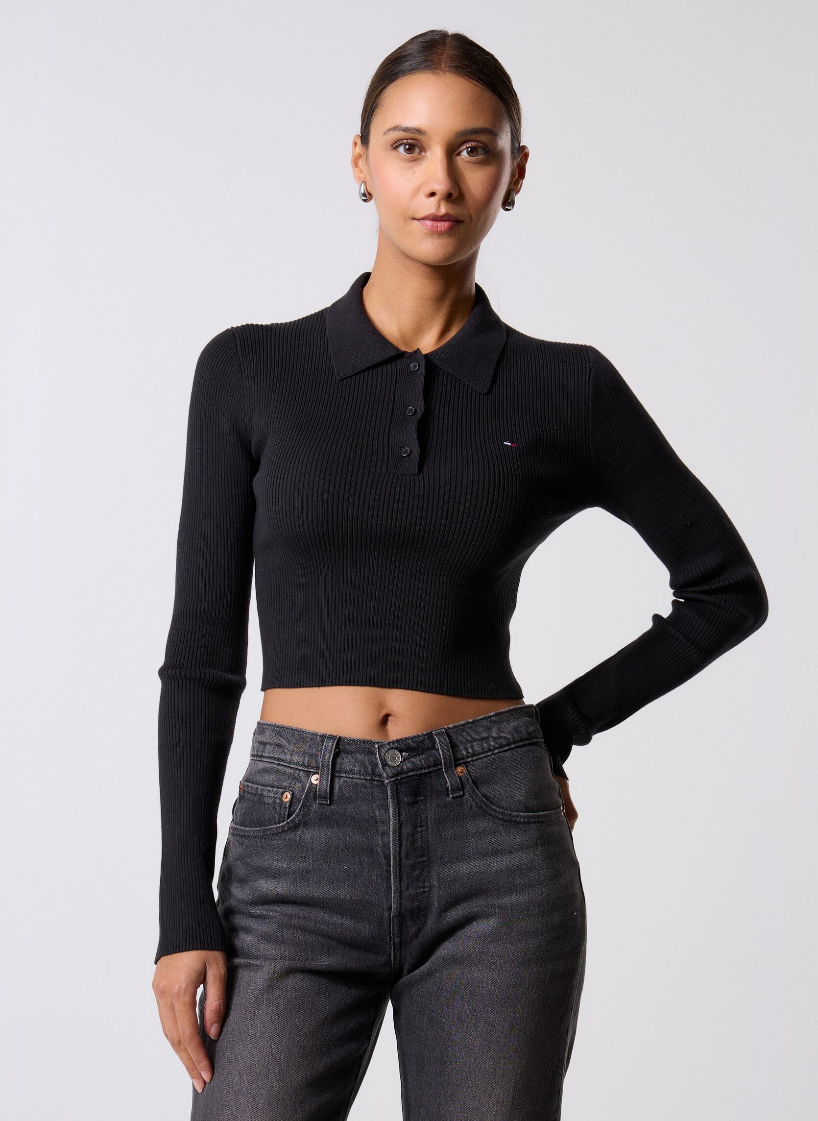 Vêtements Tommy Jeans Tjw Essential Polo DW0DW21829 pour Accessoires