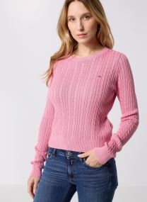 Pulls Tjw Cable Essential DW0DW22165 femme rose Tommy Jeans Pulls Tjw Cable Essential DW0DW22165 femme rose PINK
