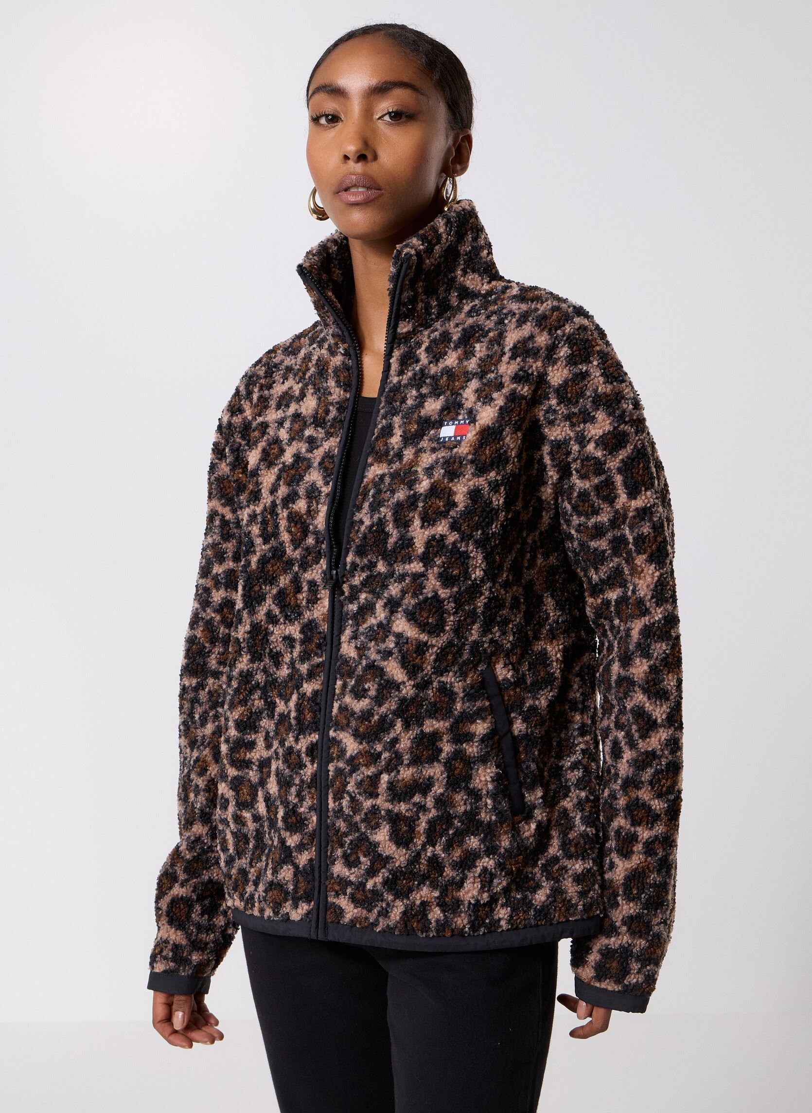 Gilet droit à motif