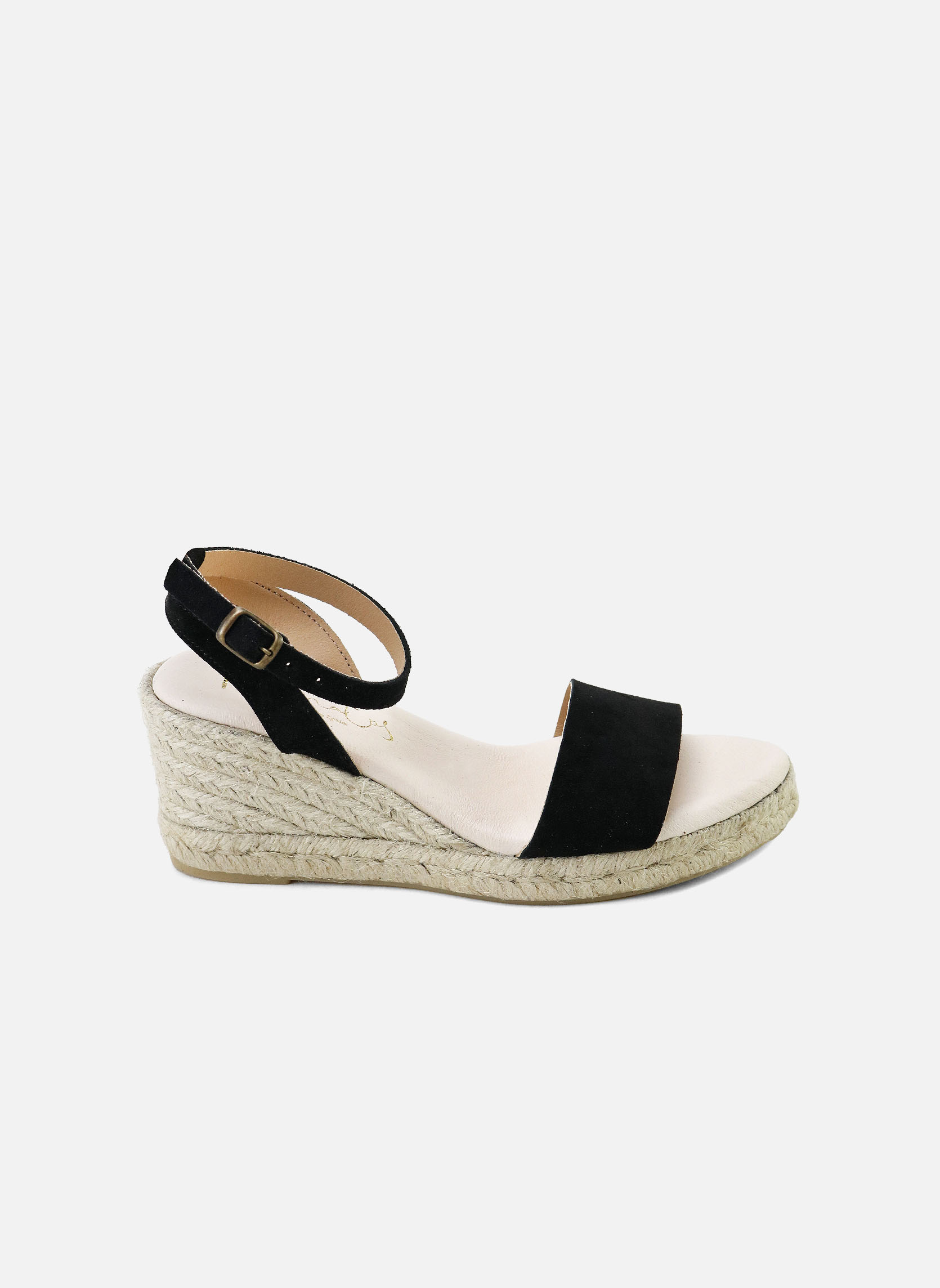 Sandales Espadrilles AL47605-ANTE-NEGRO Negro femme noir Eli 1957 Sandales Espadrilles AL47605-ANTE-NEGRO Negro femme noir Noir