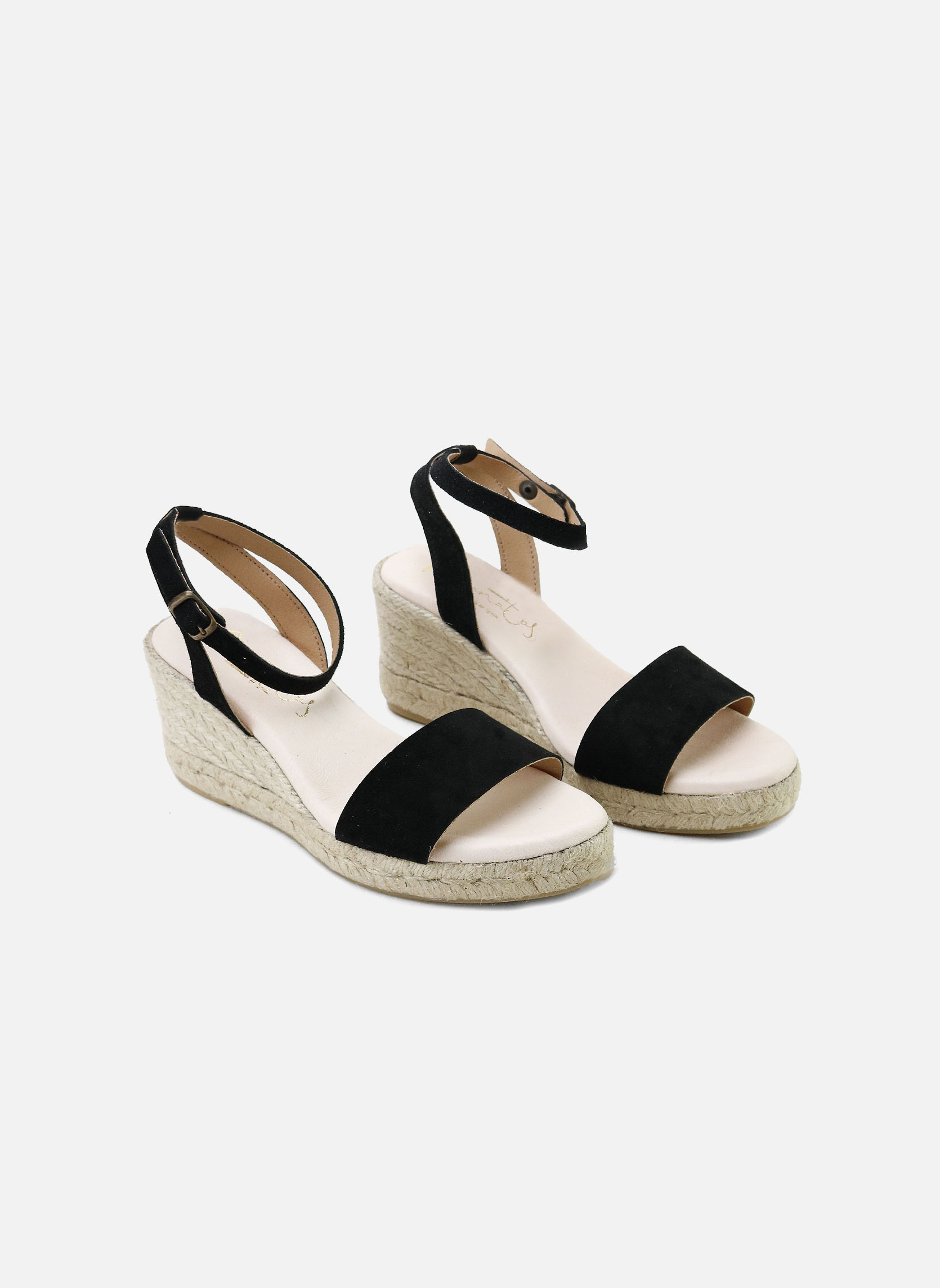 Sandales Espadrilles AL47605-ANTE-NEGRO Negro femme noir Eli 1957 Sandales Espadrilles AL47605-ANTE-NEGRO Negro femme noir Noir