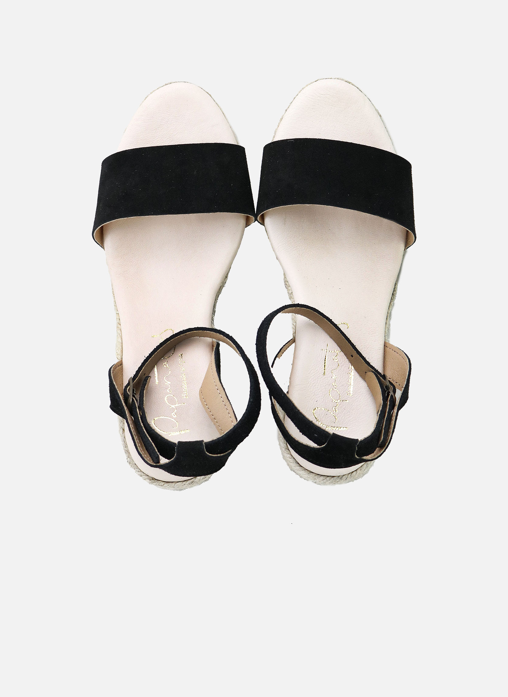 Sandales Espadrilles AL47605-ANTE-NEGRO Negro femme noir Eli 1957 Sandales Espadrilles AL47605-ANTE-NEGRO Negro femme noir Noir