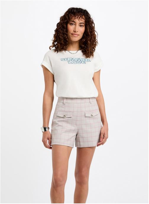 Morgan Tee-shirts 252-DSUMO femme blanc
