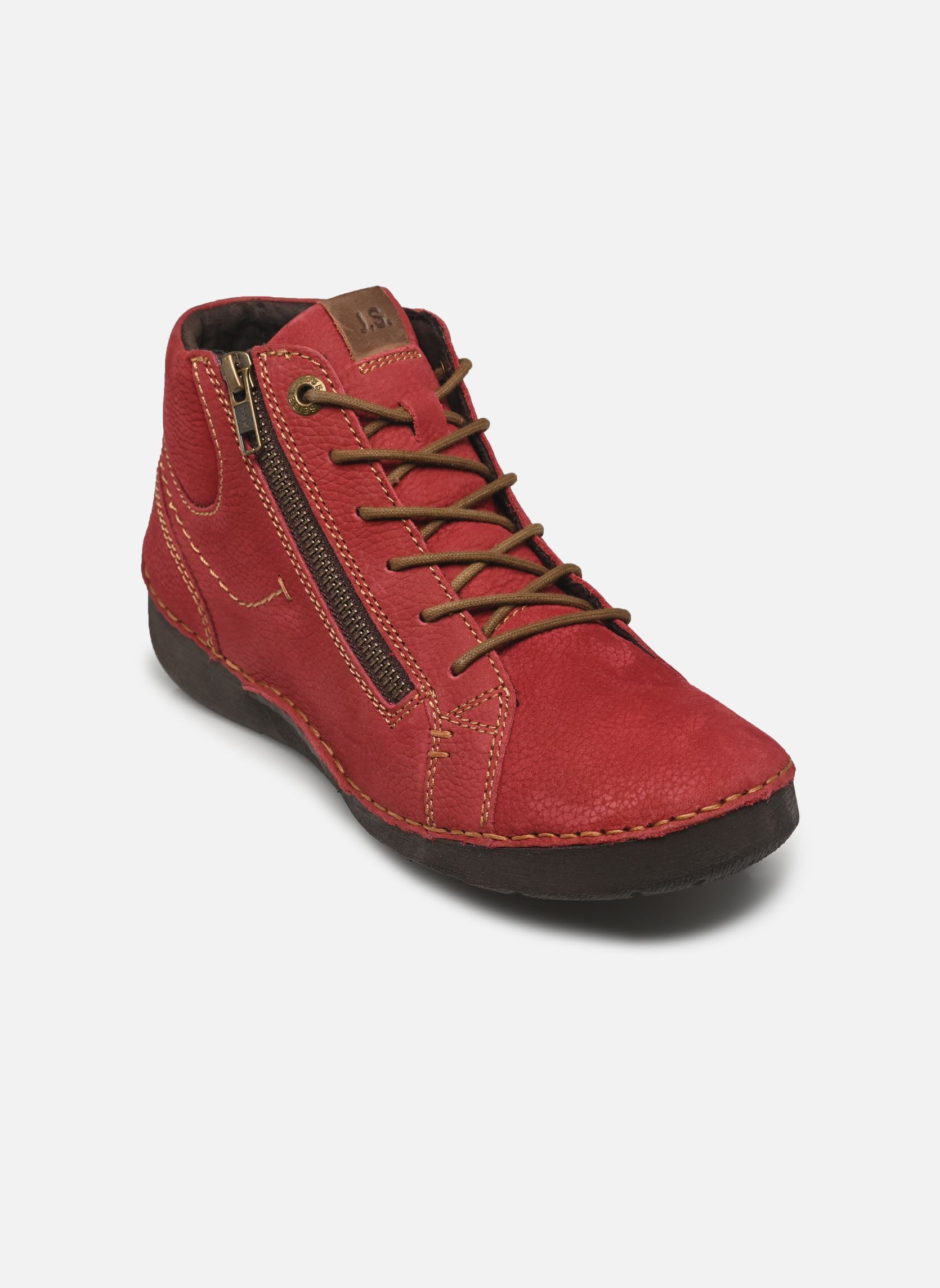 Bottines à lacets Fergey 67 femme rouge Josef Seibel Bottines à lacets Fergey 67 femme rouge RAT