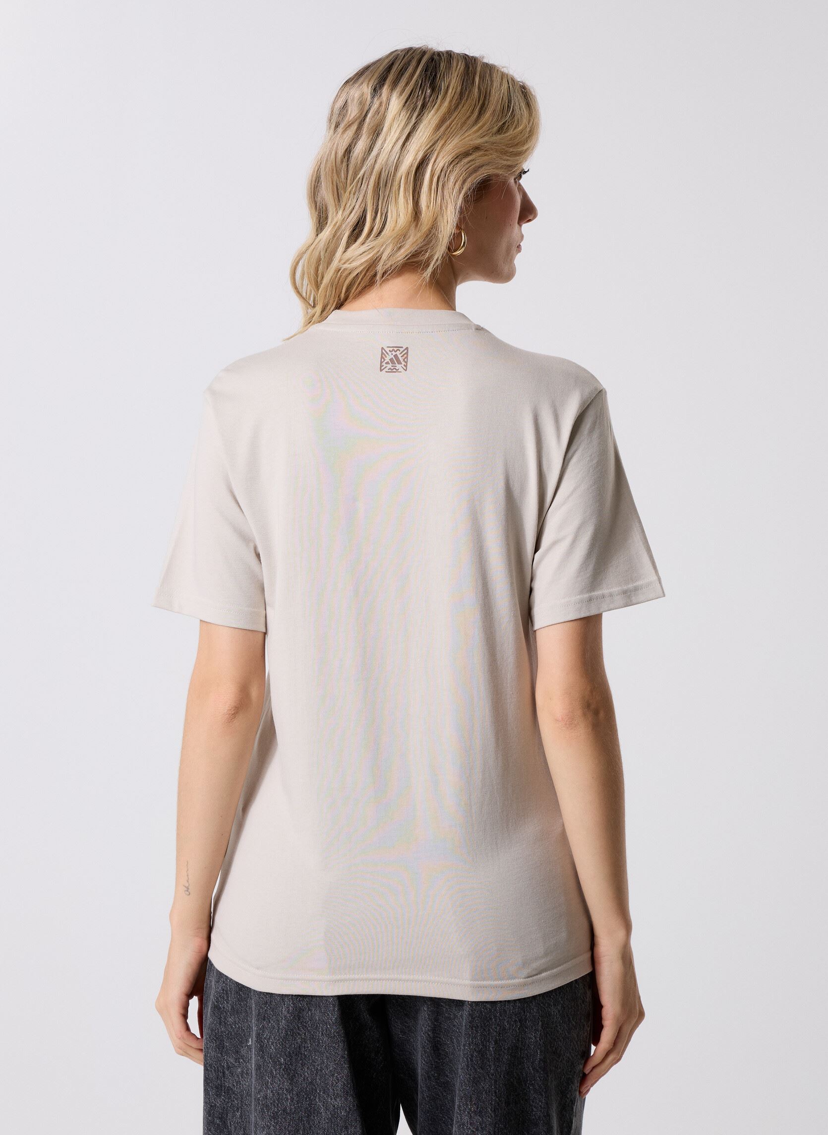 T-shirts met korte mouwen W ANIMAL T dames beige adidas sportswear T-shirts met korte mouwen W ANIMAL T dames beige Wonalu
