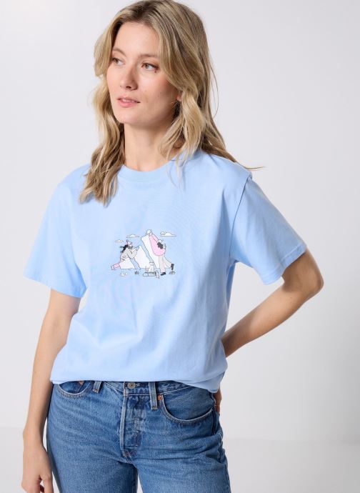 adidas sportswear T-shirts met korte mouwen W DDL T dames blauw