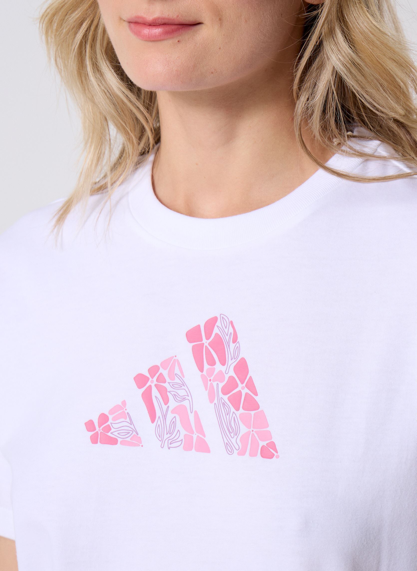 T-shirts met korte mouwen W SOFTS T 1 dames wit adidas sportswear T-shirts met korte mouwen W SOFTS T 1 dames wit WHITE