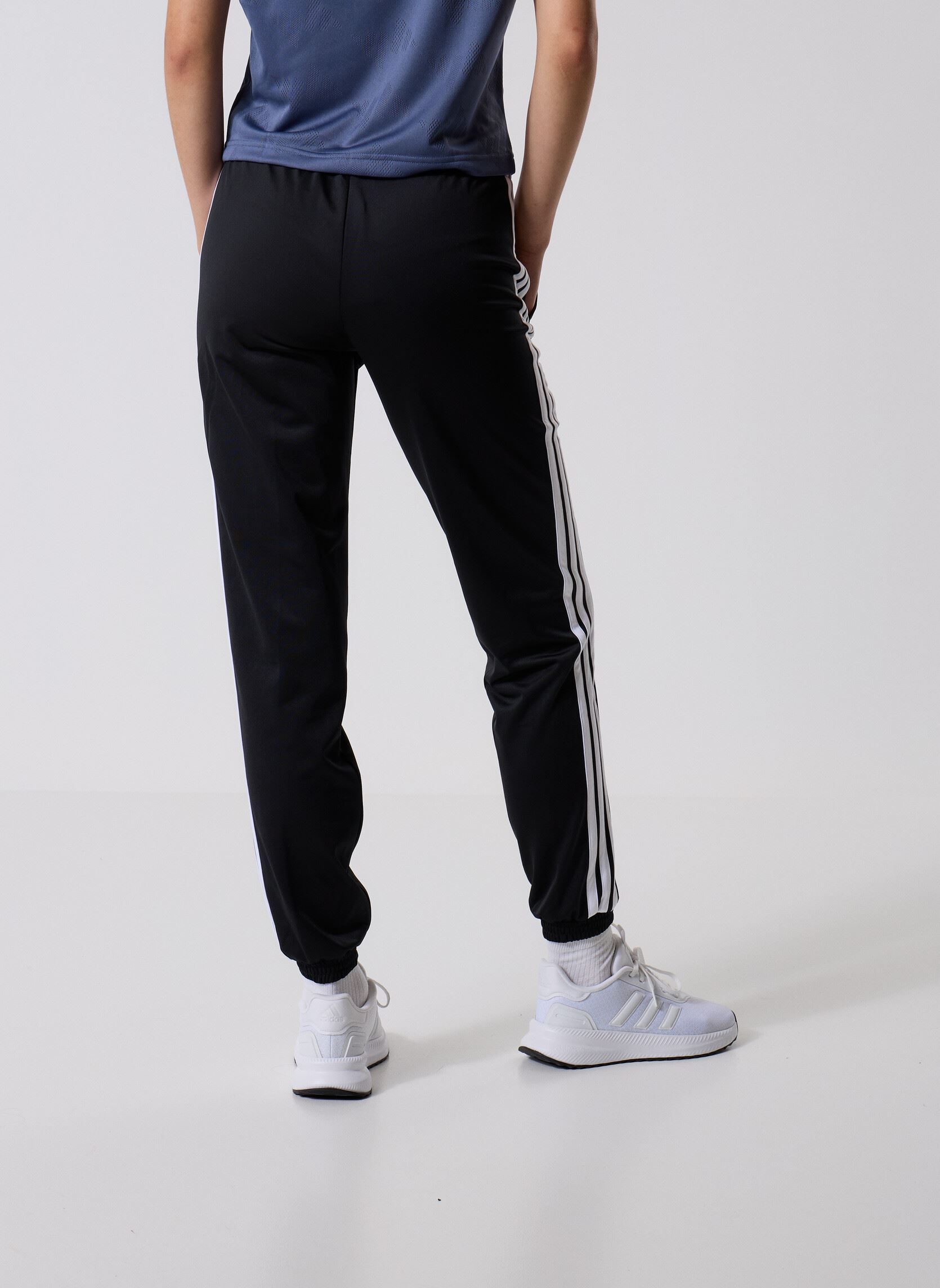 Jogginghosen W 3S TP TRIC damen schwarz adidas sportswear Jogginghosen W 3S TP TRIC damen schwarz BLACK/WHITE