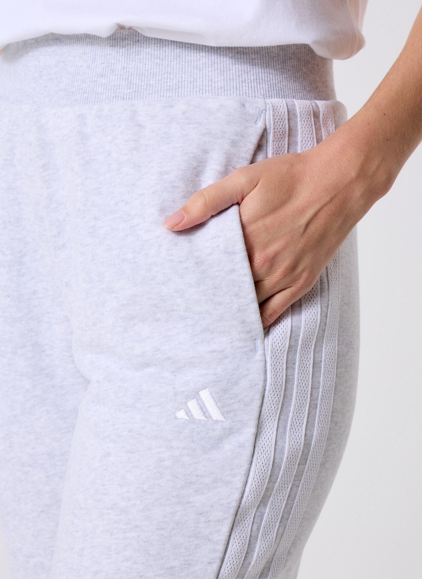 Bas de jogging W CO FT PT femme gris adidas sportswear Bas de jogging W CO FT PT femme gris LGREYH/WHITE