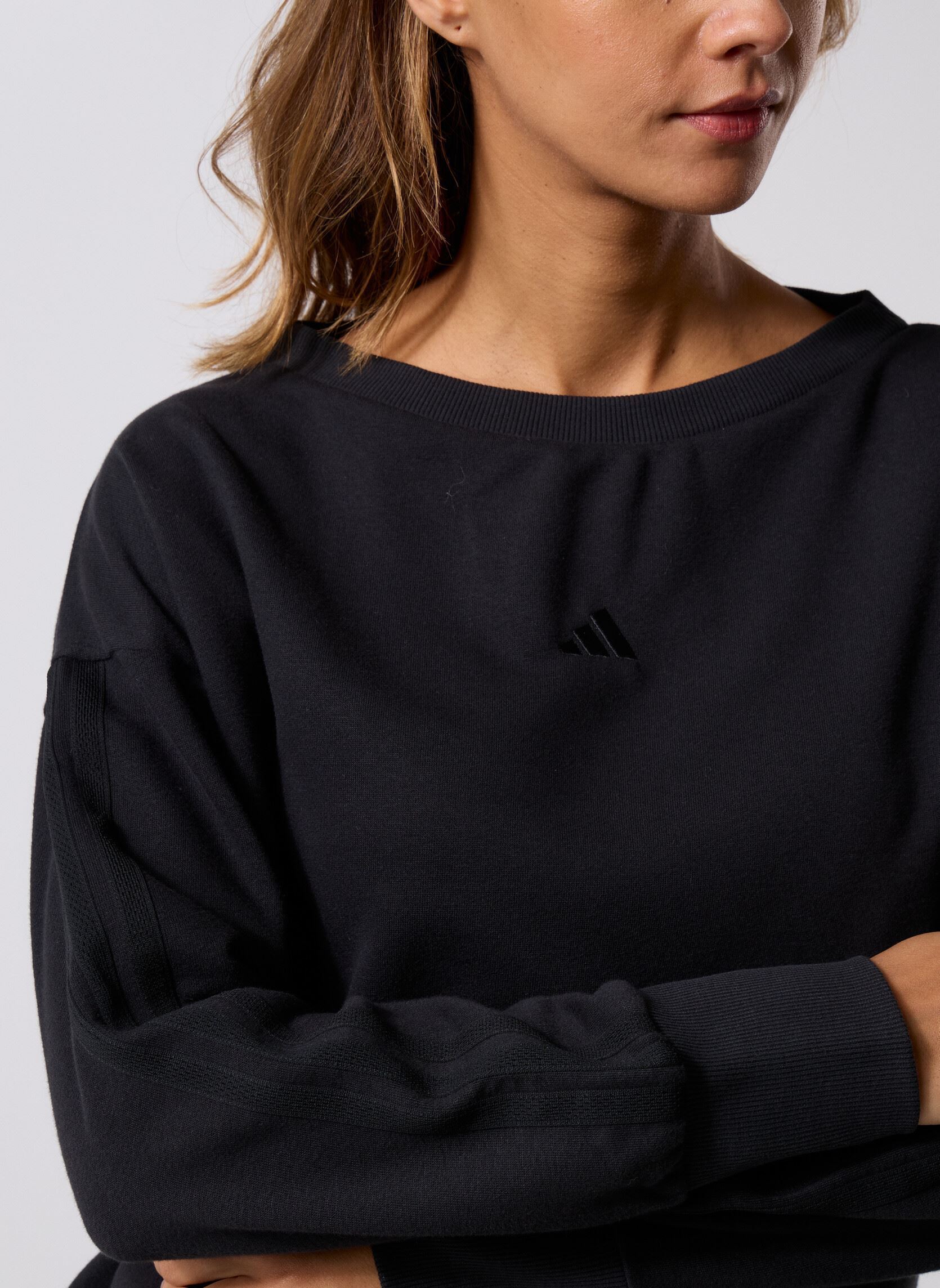 Sweatshirts W CO FT SWT damen schwarz adidas sportswear Sweatshirts W CO FT SWT damen schwarz Black/black