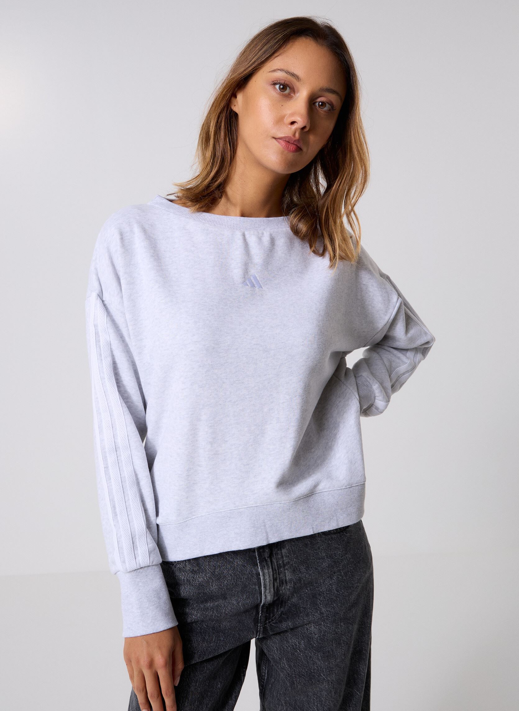 Sweatshirt femme adidas Essentials 3 Stripes - vue 2