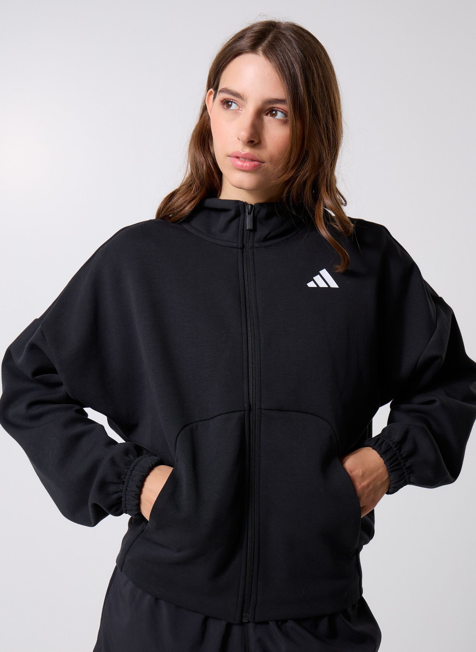 Vêtements adidas sportswear W FI SL FZ HD pour Accessoires