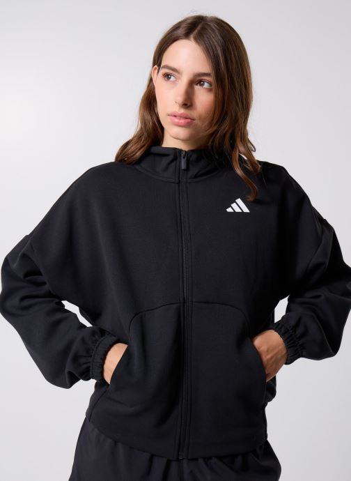 adidas sportswear Kapuzenpullover W FI SL FZ HD damen schwarz