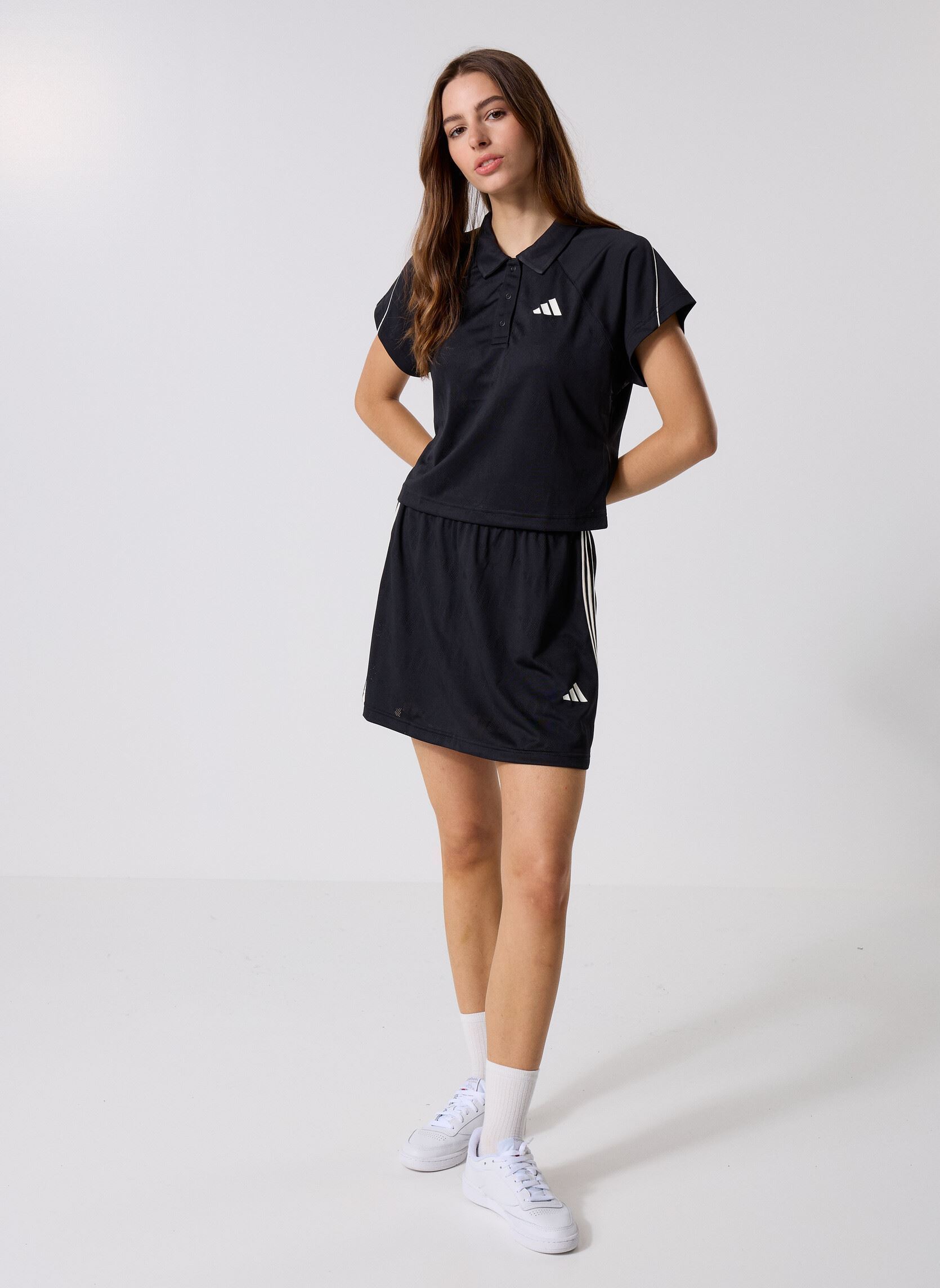 Jupes courtes W STA SEAS SKRT femme noir adidas sportswear Jupes courtes W STA SEAS SKRT femme noir Black/Owhite