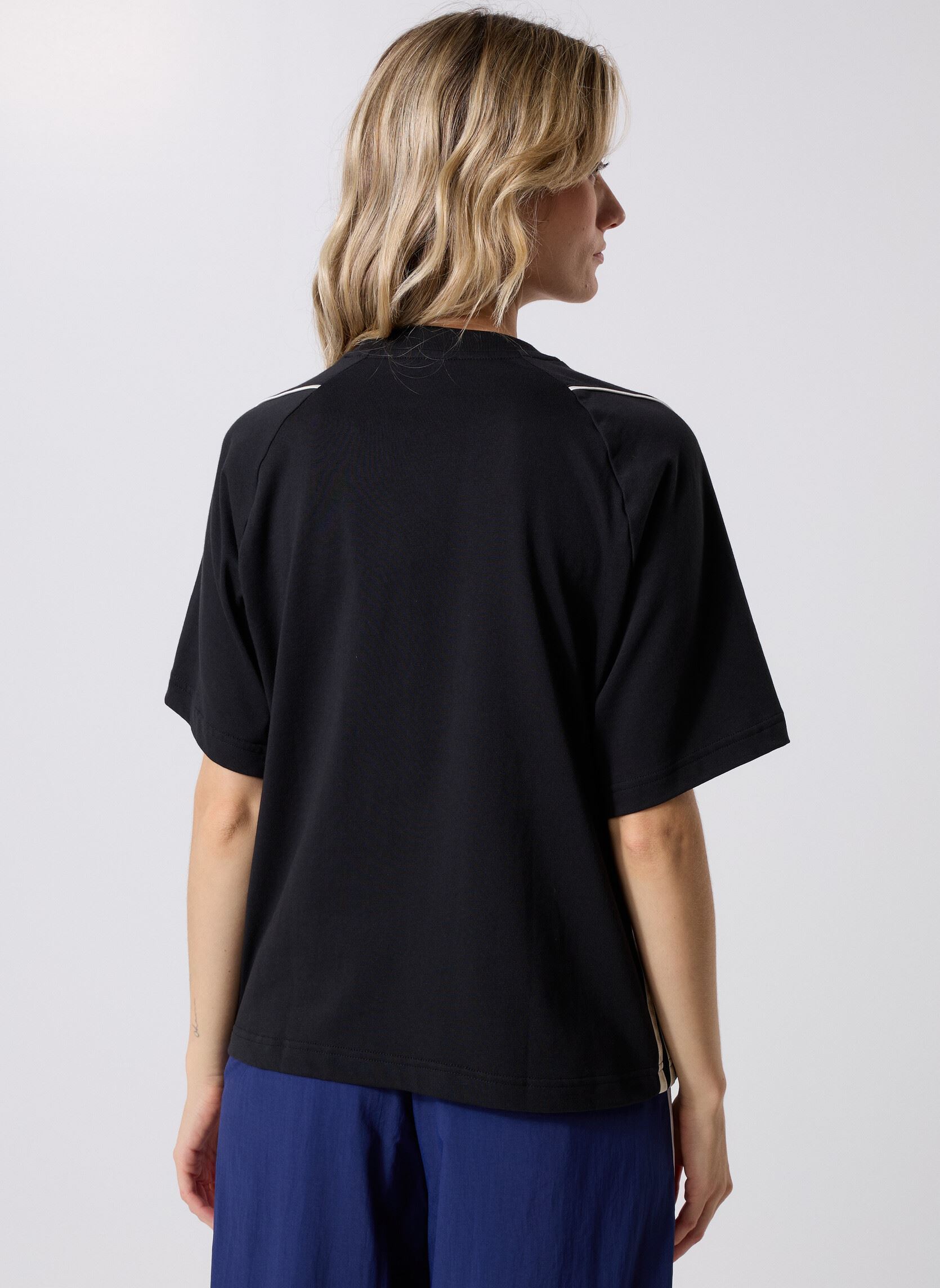 T-shirt a maniche corte W STADIUM TEE donna nero adidas sportswear T-shirt a maniche corte W STADIUM TEE donna nero Black/Owhite