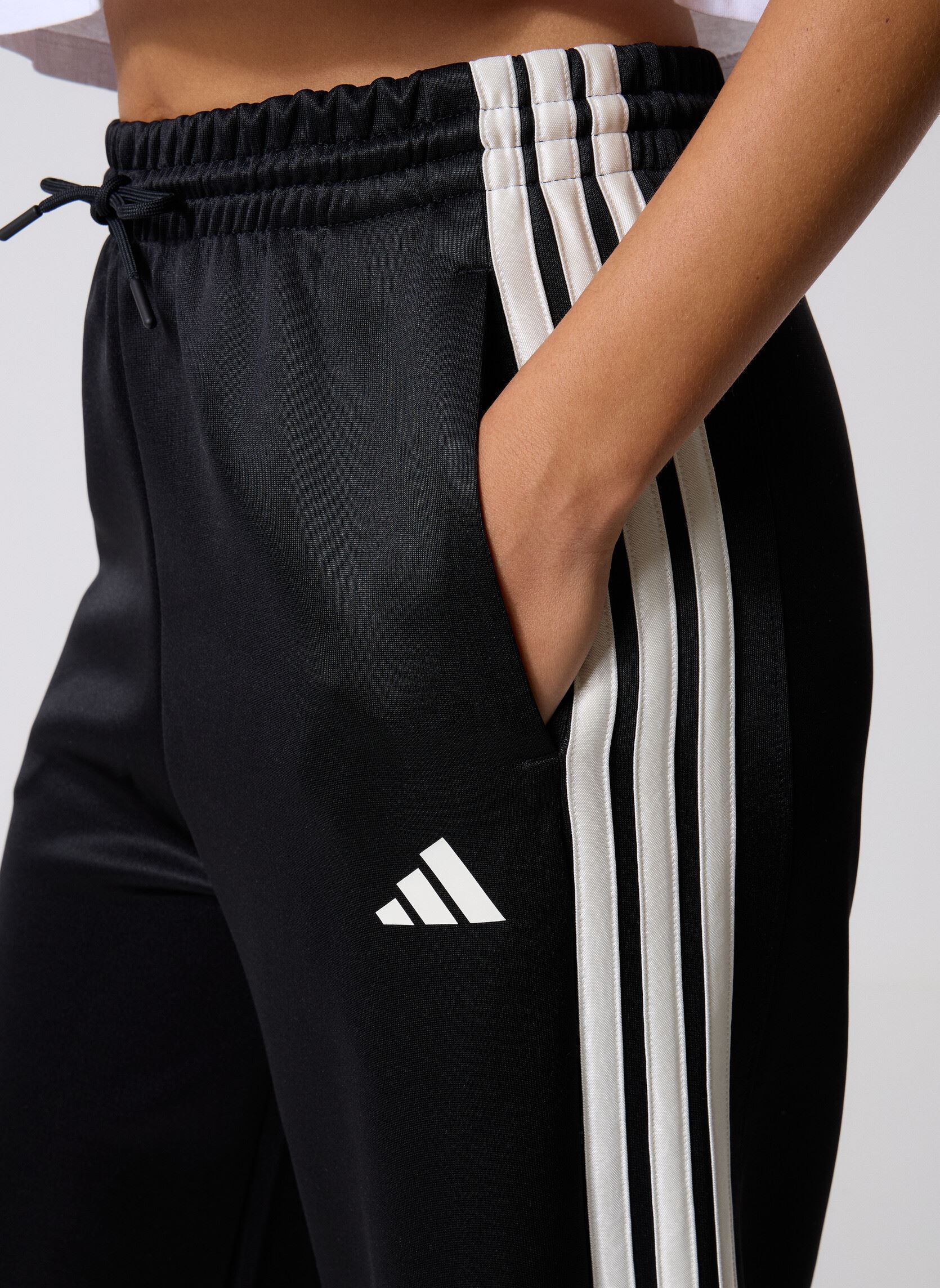 Bas de jogging W STADIUM TP femme noir adidas sportswear Bas de jogging W STADIUM TP femme noir Black/Owhite