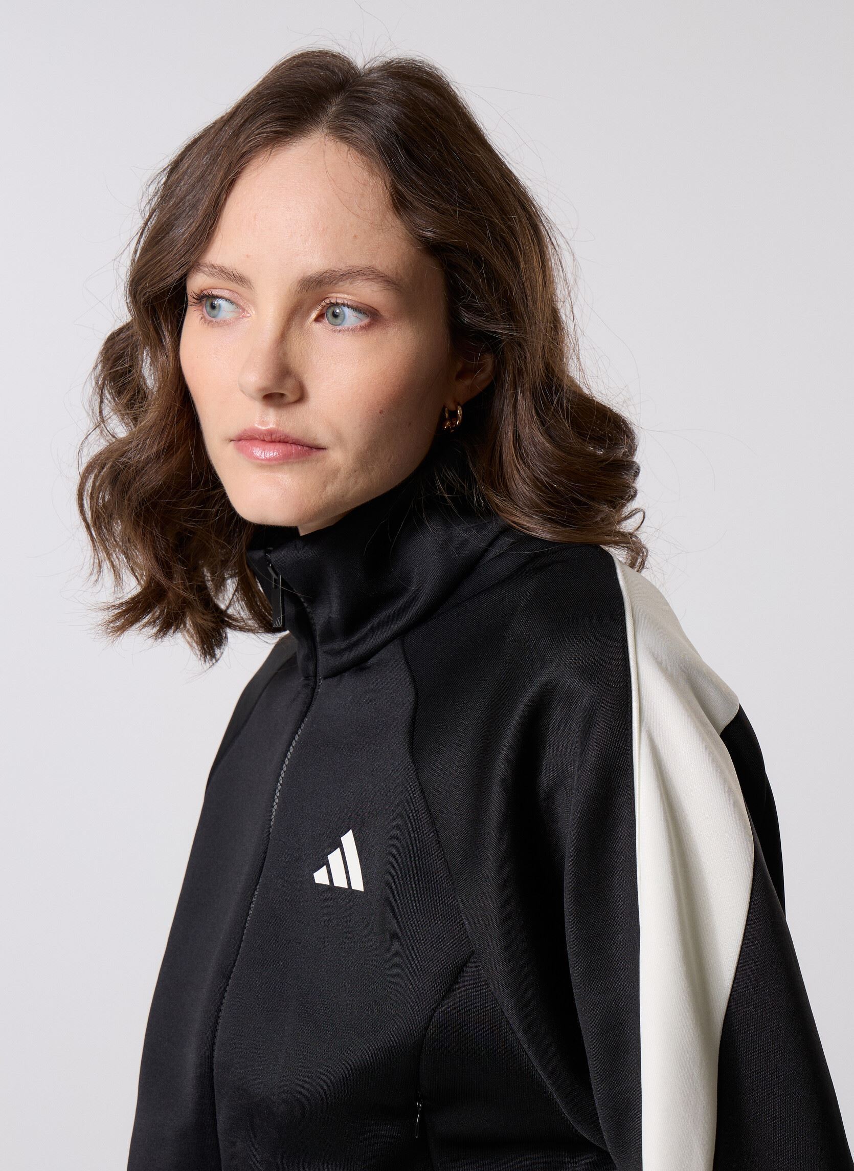 Sweats zippés W STADIUM TT femme noir adidas sportswear Sweats zippés W STADIUM TT femme noir BLACK/OWHITE
