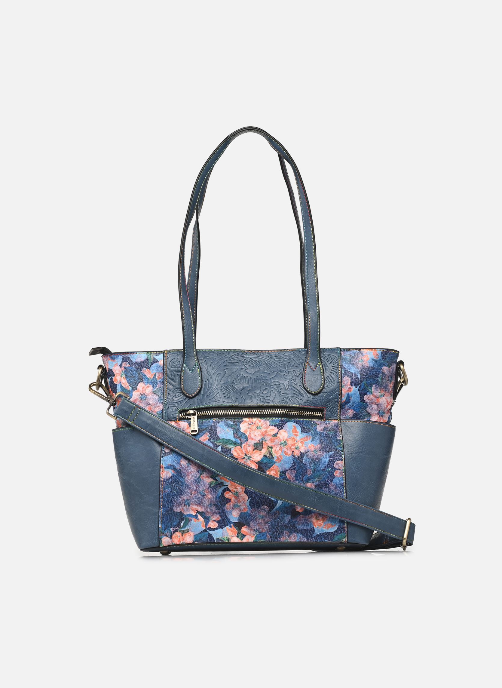 Sac à Main Femme GUESS Militza - Fourre-tout Bleu Multicolore, Neuf Avec étiquettes, Livraison Rapide