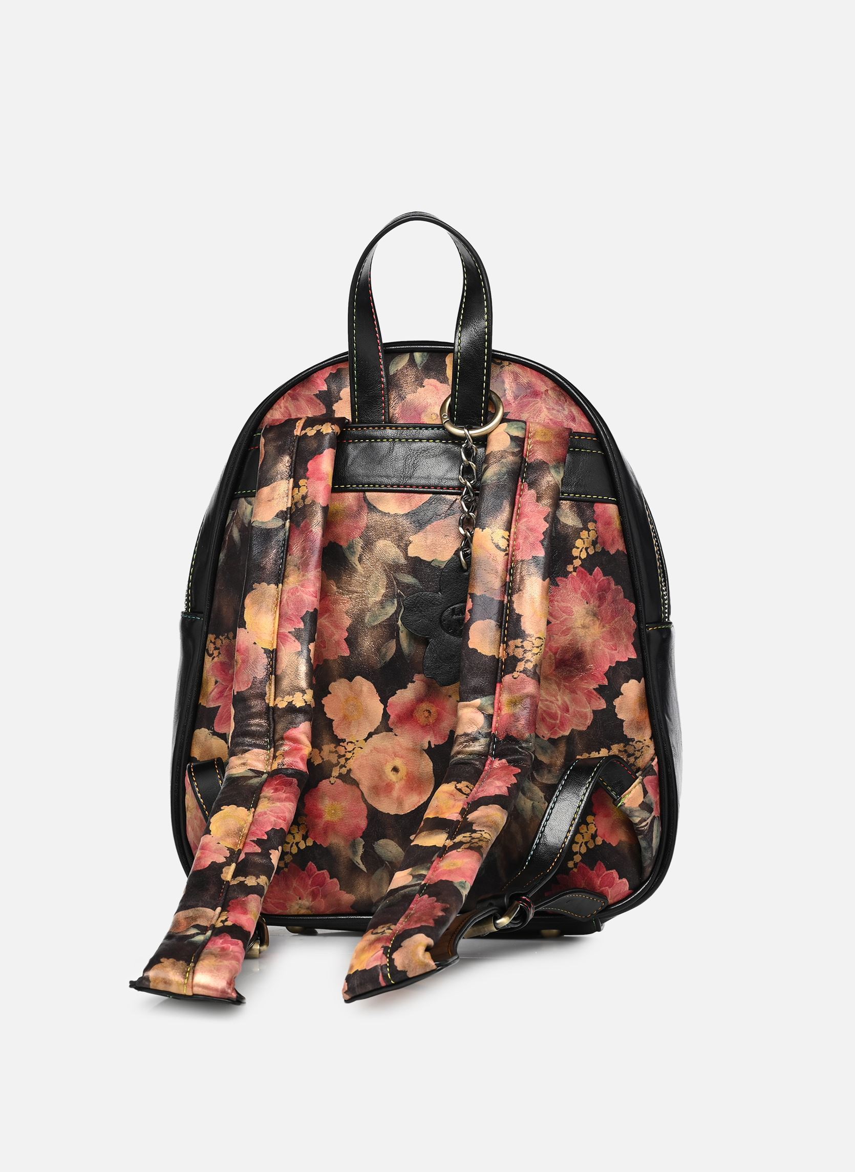 Sac à dos pour femme, sac à dos en cuir noir, sac de voyage fait main en Grèce - France