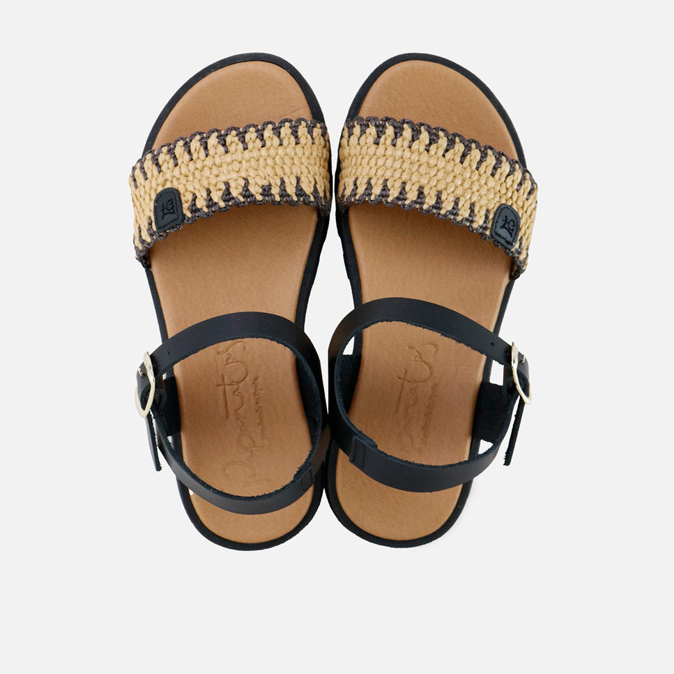 Sandales Sandales ALA15191C-NAPA-GRUESA-NEGRO Negro fille noir Eli 1957 Sandales Sandales ALA15191C-NAPA-GRUESA-NEGRO Negro fille noir Noir