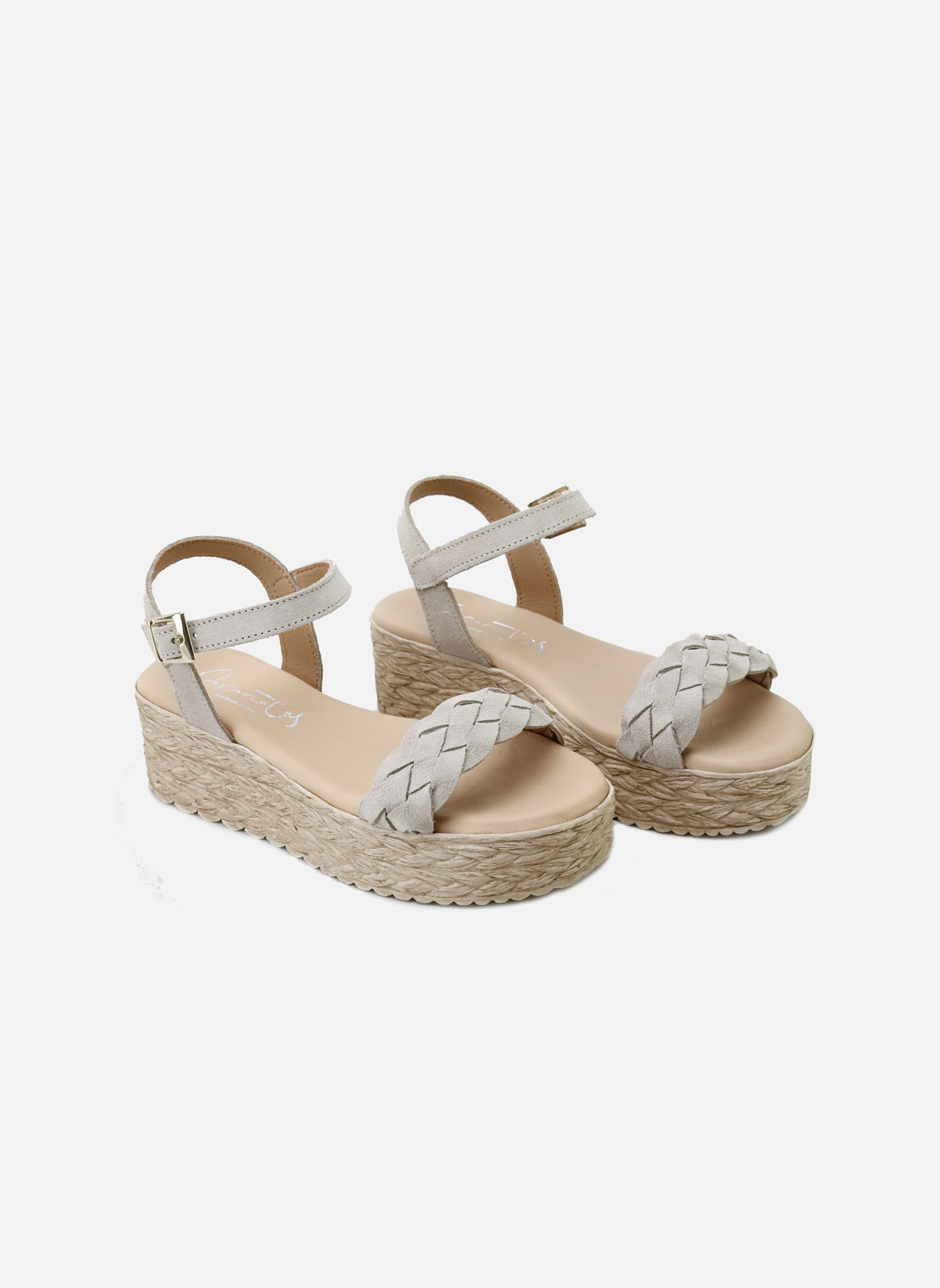 Sandales Sandales AL47554-VELOUR-CRUDO Beige femme beige Eli 1957 Sandales Sandales AL47554-VELOUR-CRUDO Beige femme beige Beige