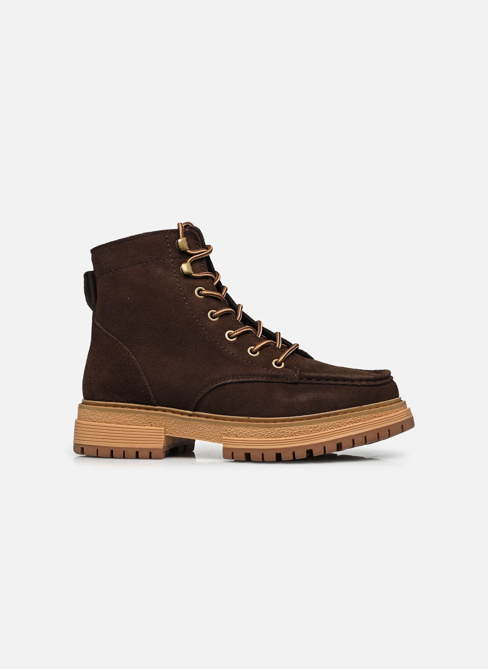 Bottines à lacets WORK IT femme marron Roxy Bottines à lacets WORK IT femme marron CHESTNUT
