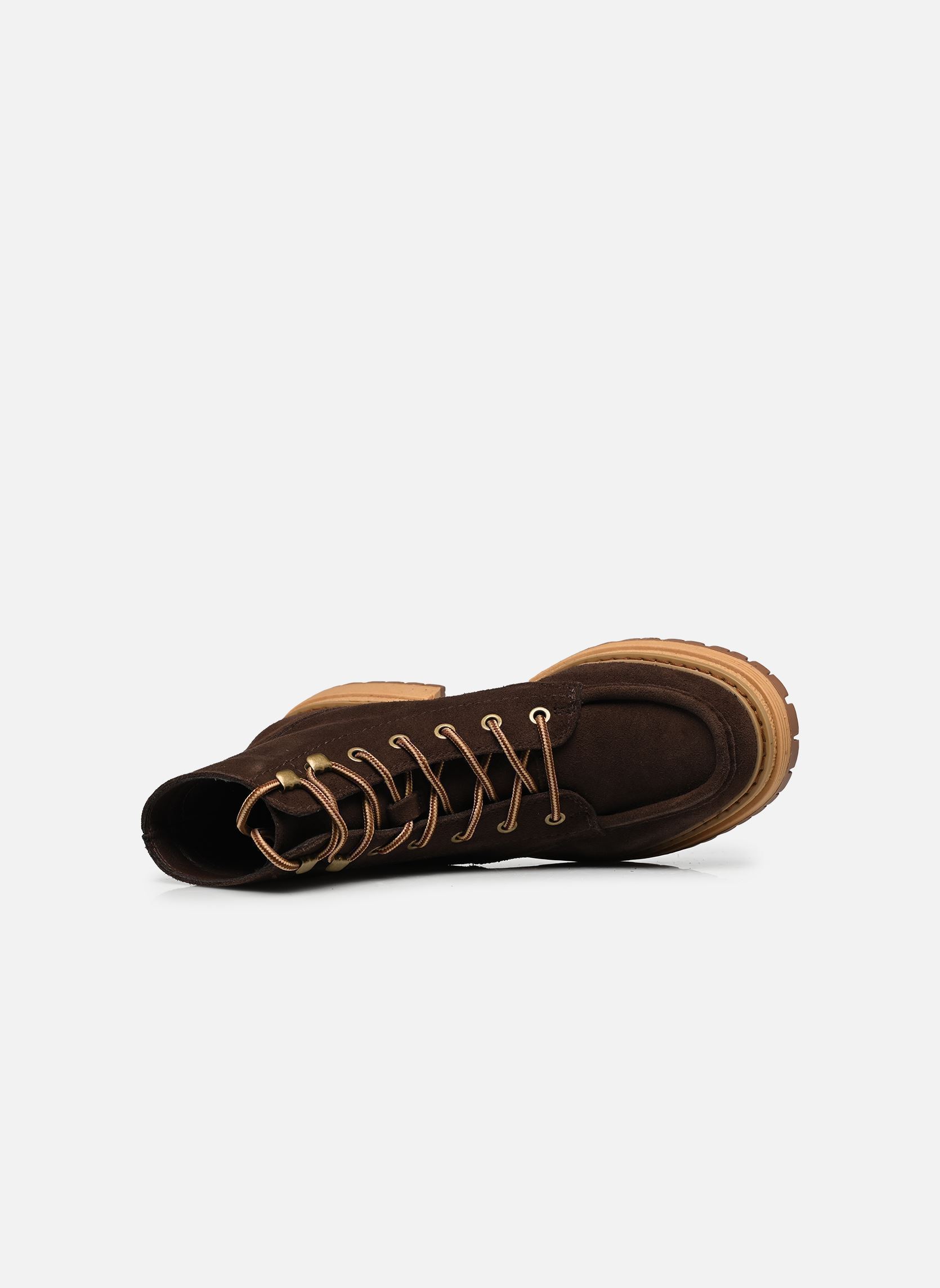 Bottines à lacets WORK IT femme marron Roxy Bottines à lacets WORK IT femme marron CHESTNUT