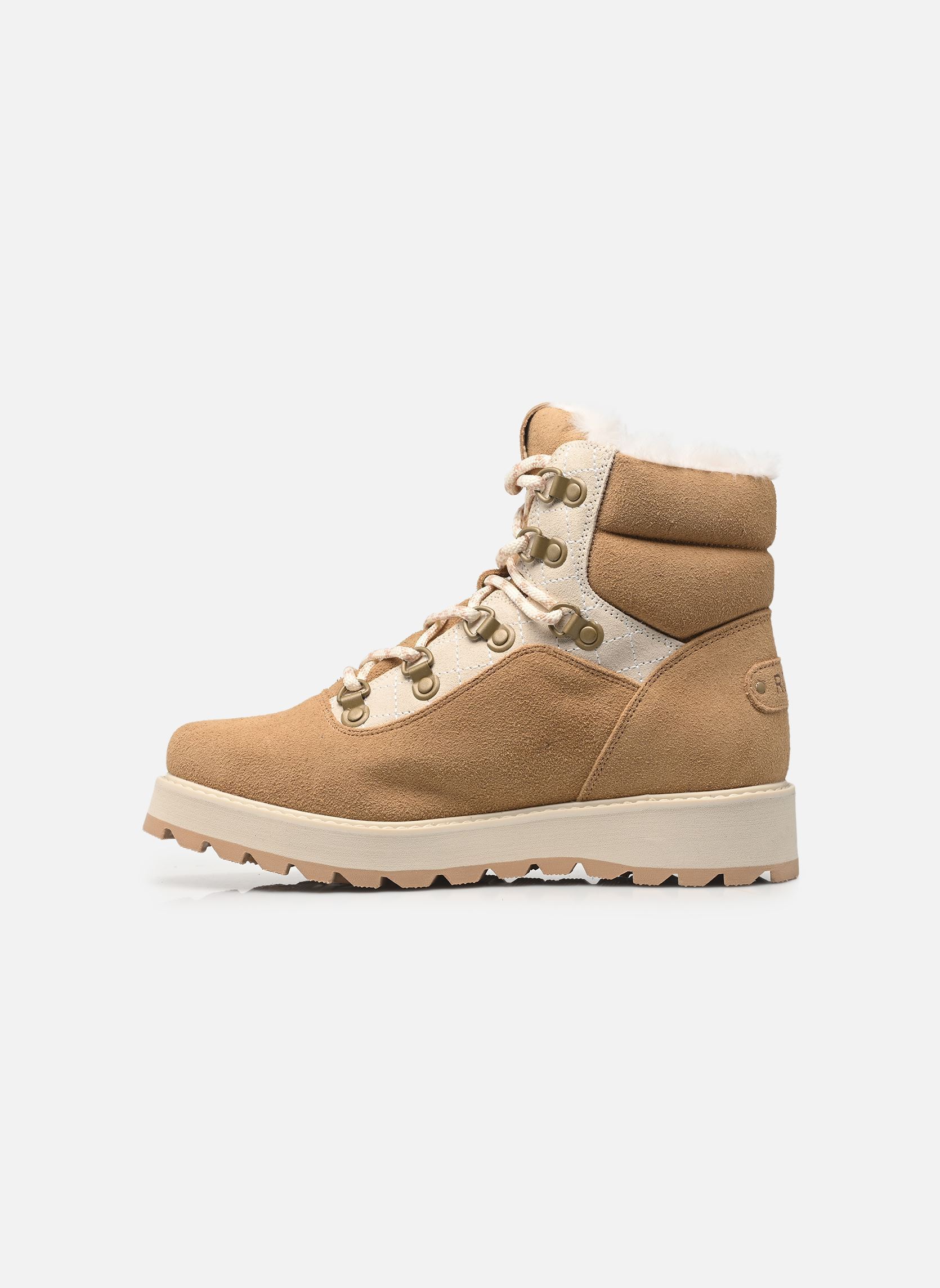 Gefütterte Stiefeletten BRADIE damen beige Roxy Gefütterte Stiefeletten BRADIE damen beige White/Tan
