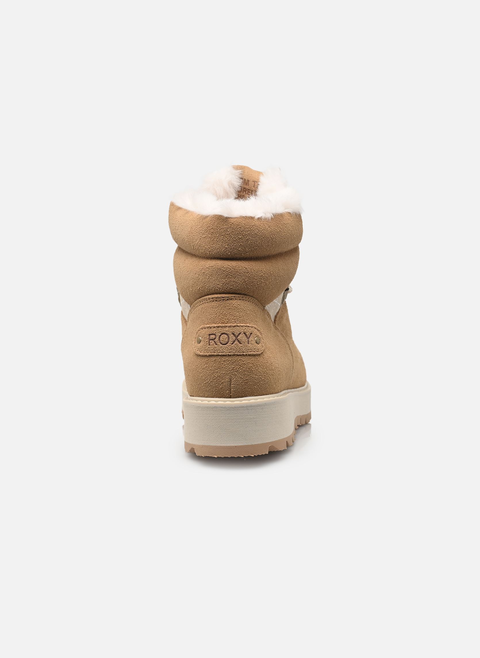 Gefütterte Stiefeletten BRADIE damen beige Roxy Gefütterte Stiefeletten BRADIE damen beige White/Tan