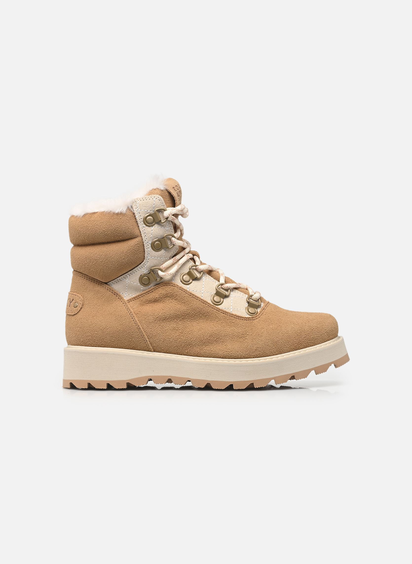 Gefütterte Stiefeletten BRADIE damen beige Roxy Gefütterte Stiefeletten BRADIE damen beige White/Tan