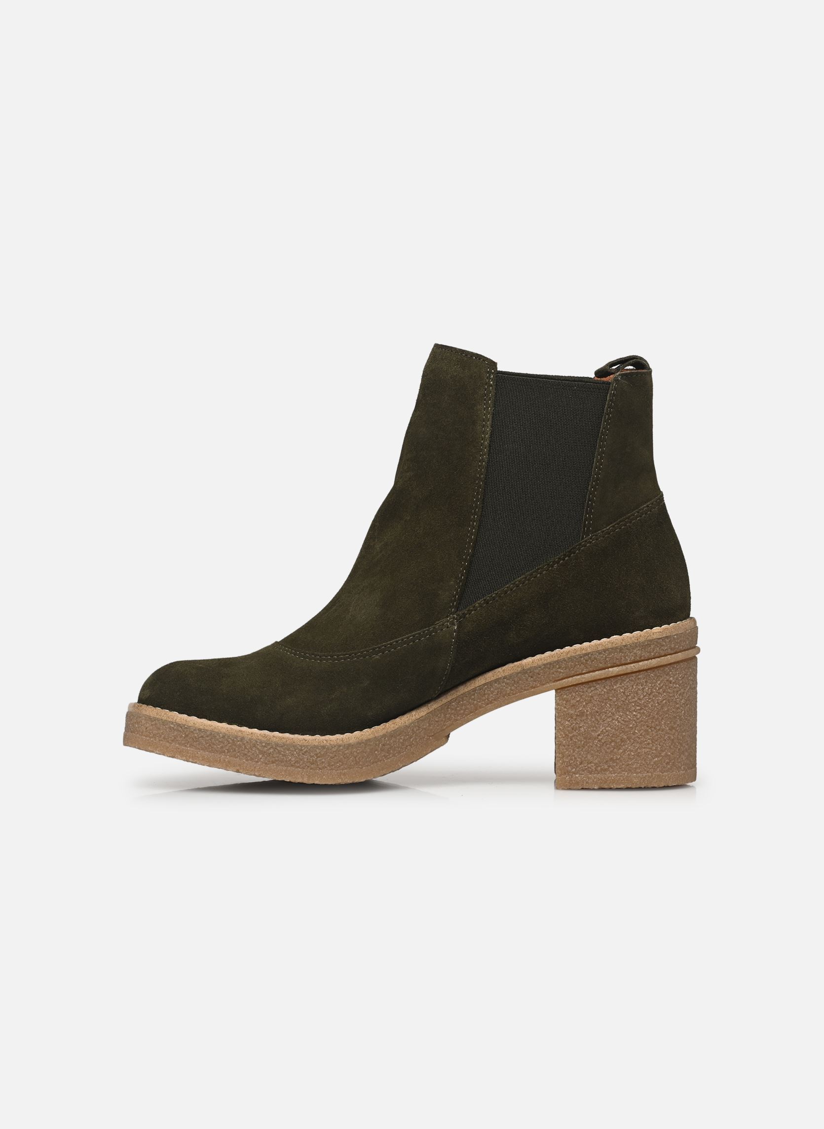 Bottines et boots 4718 femme vert Bryan Stepwise Bottines et boots 4718 femme vert THYME