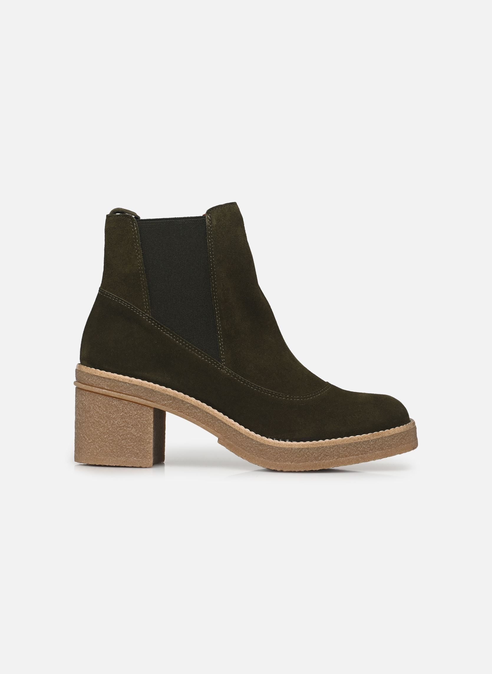 Bottines et boots 4718 femme vert Bryan Stepwise Bottines et boots 4718 femme vert THYME
