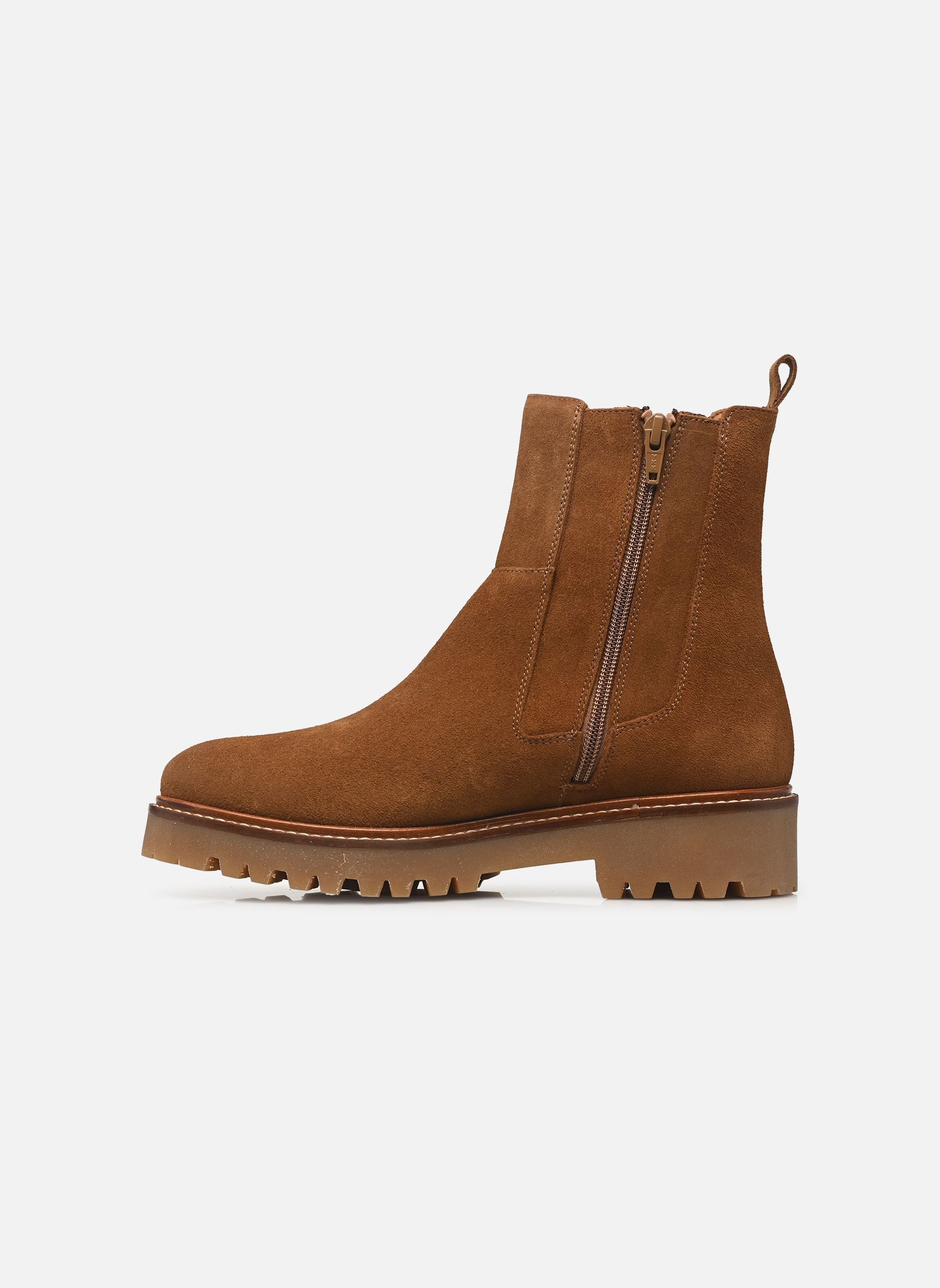 Bottines et boots 4318 femme beige Bryan Stepwise Bottines et boots 4318 femme beige ANTILOPE