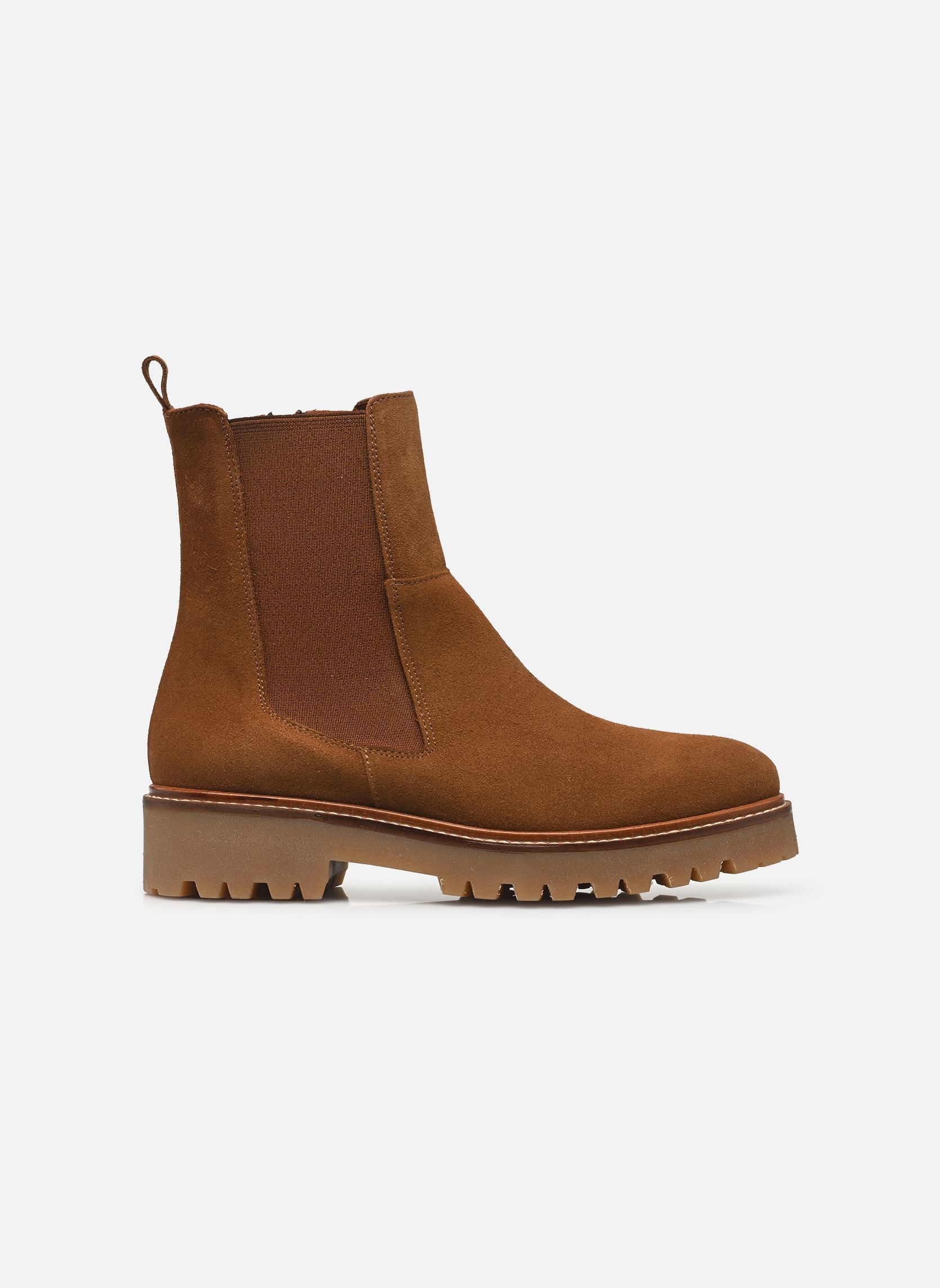 Bottines et boots 4318 femme beige Bryan Stepwise Bottines et boots 4318 femme beige ANTILOPE